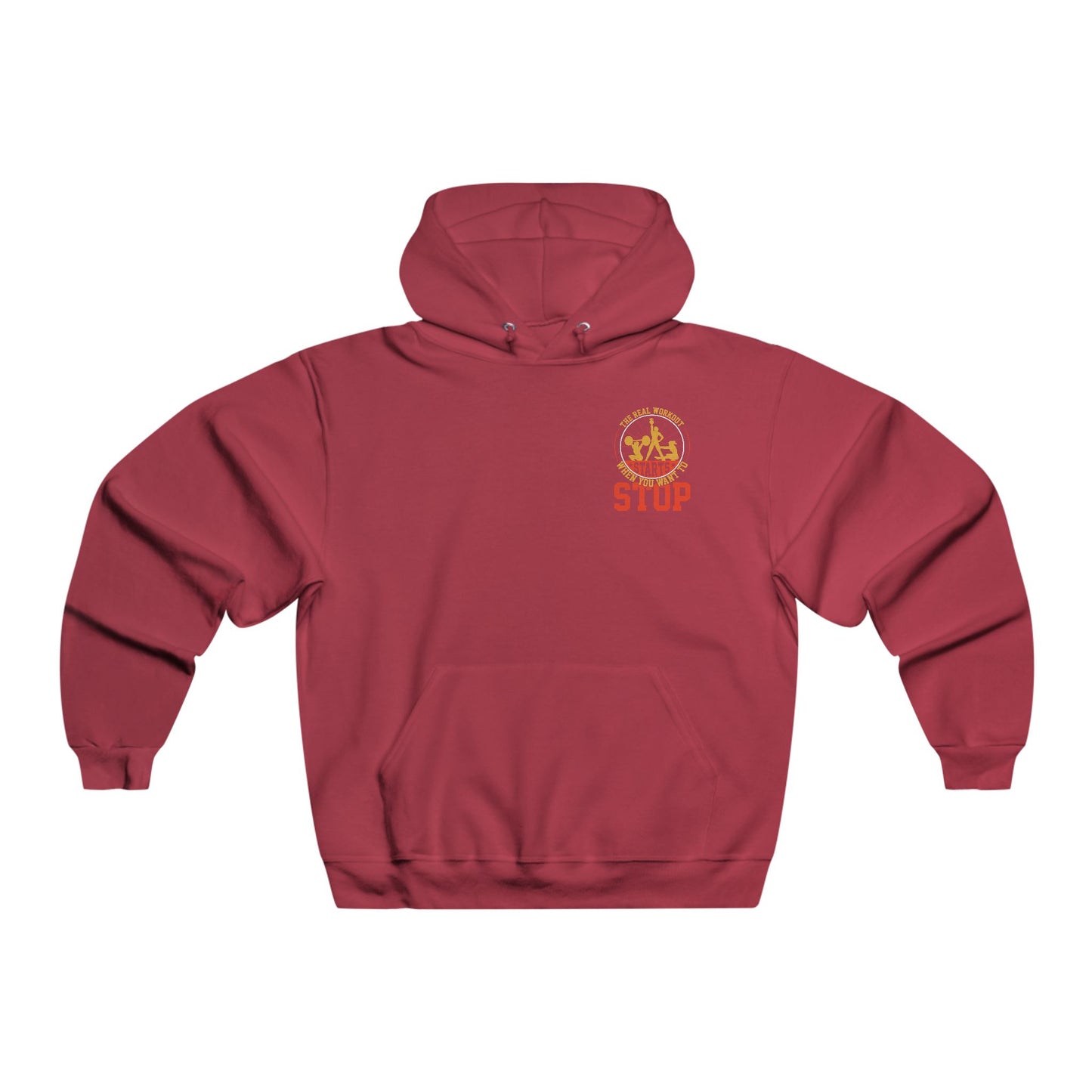The real workout starts when... / Men's NUBLEND® Hooded Sweatshirt