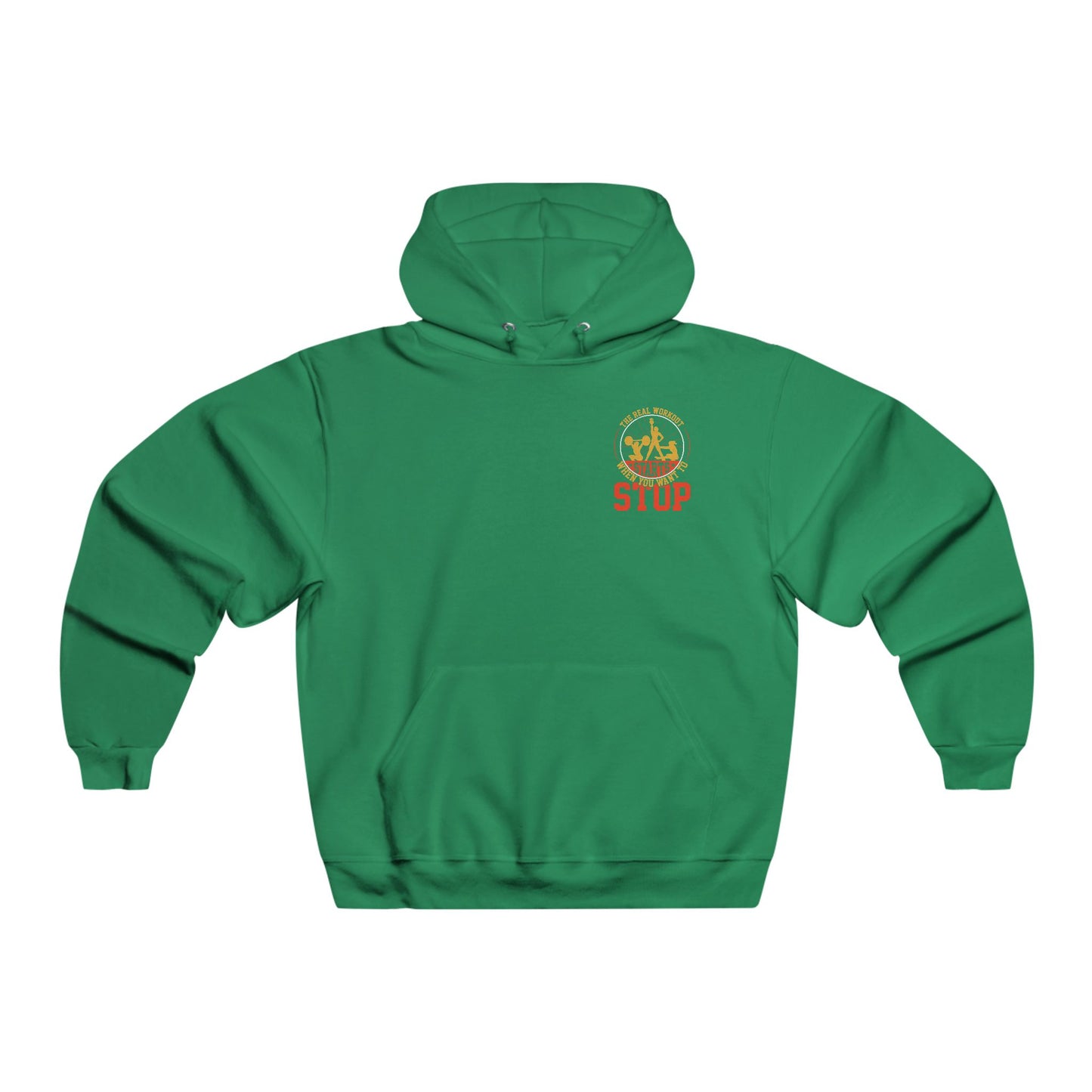The real workout starts when... / Men's NUBLEND® Hooded Sweatshirt