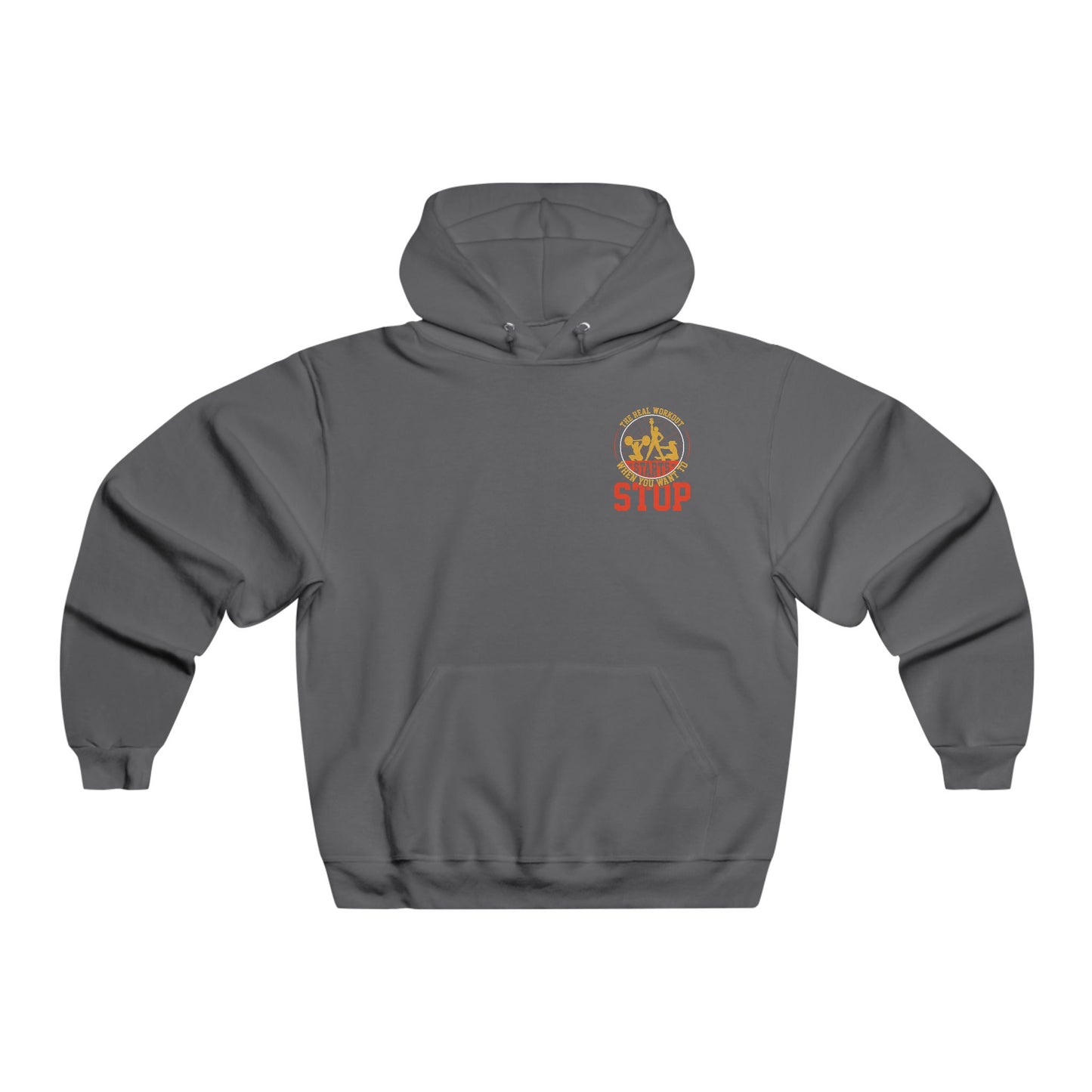 The real workout starts when... / Men's NUBLEND® Hooded Sweatshirt