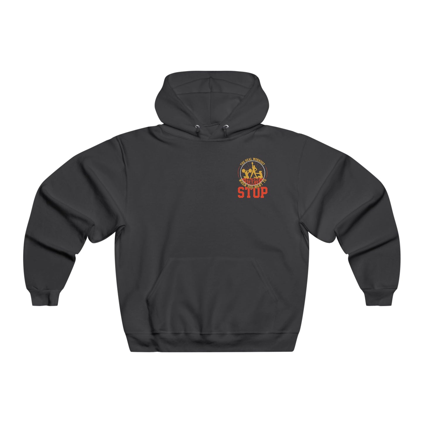 The real workout starts when... / Men's NUBLEND® Hooded Sweatshirt