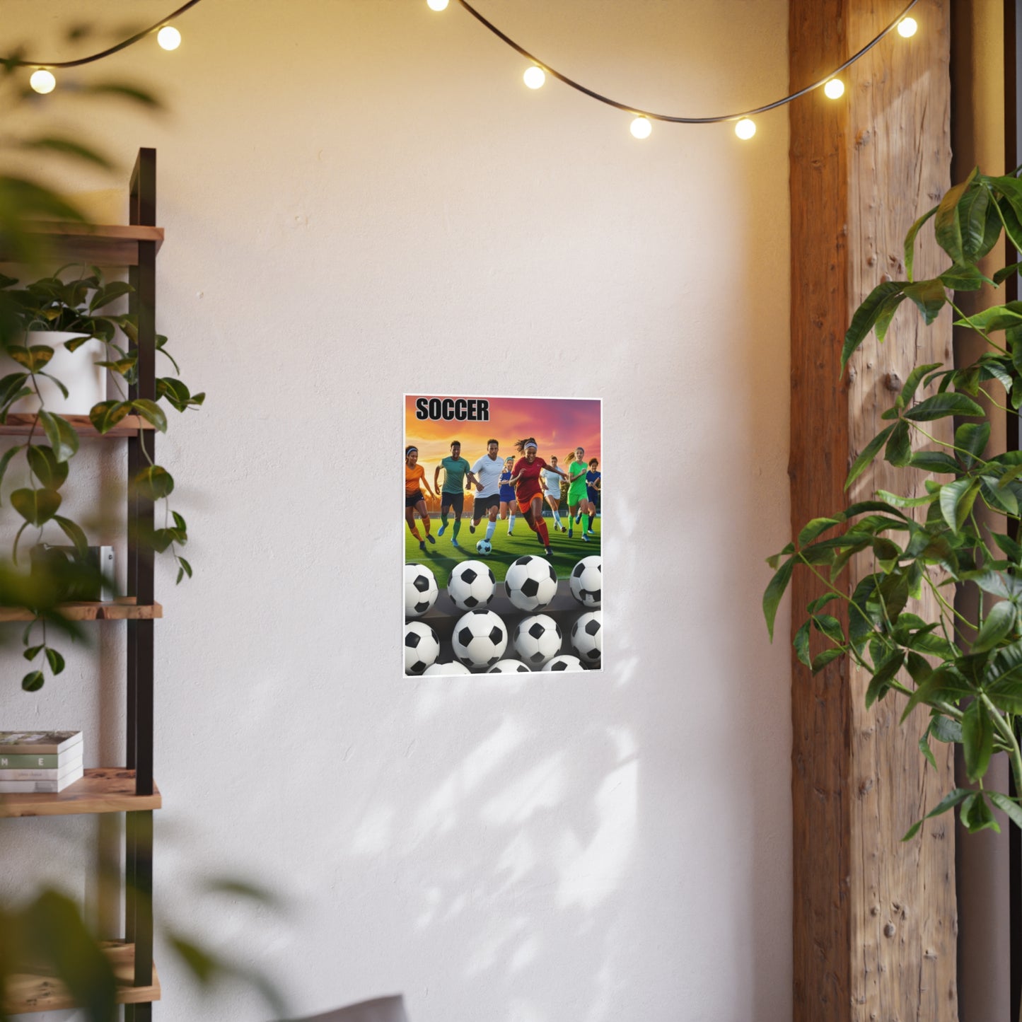 Soccer 2 (AI created) / Photo Art Paper Posters