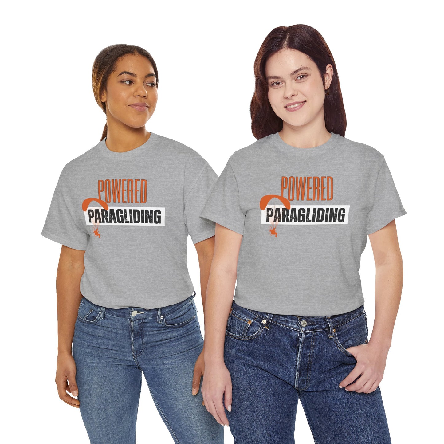 Powered Paragliding Unisex Heavy Cotton Tee