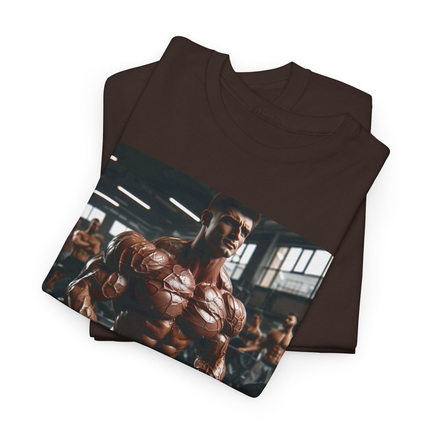 "Ripped" bodybuilding design Unisex Heavy Cotton Tee