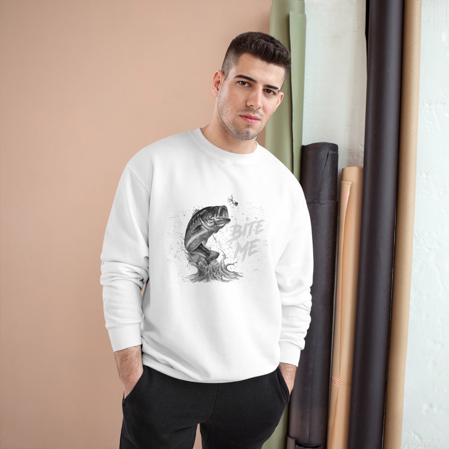 Bite Me (Fishing) / Champion Sweatshirt