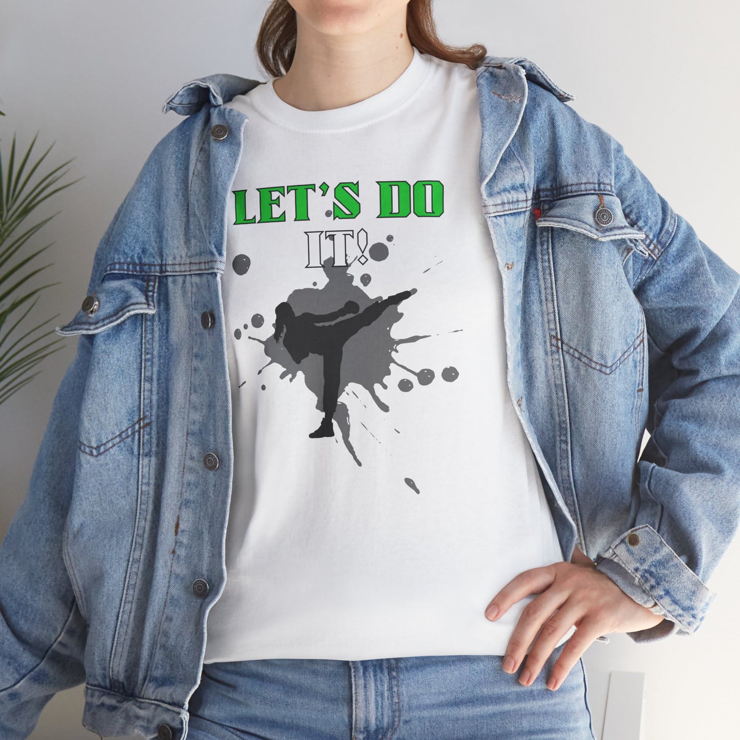 Let's Do It quote Unisex Heavy Cotton Tee