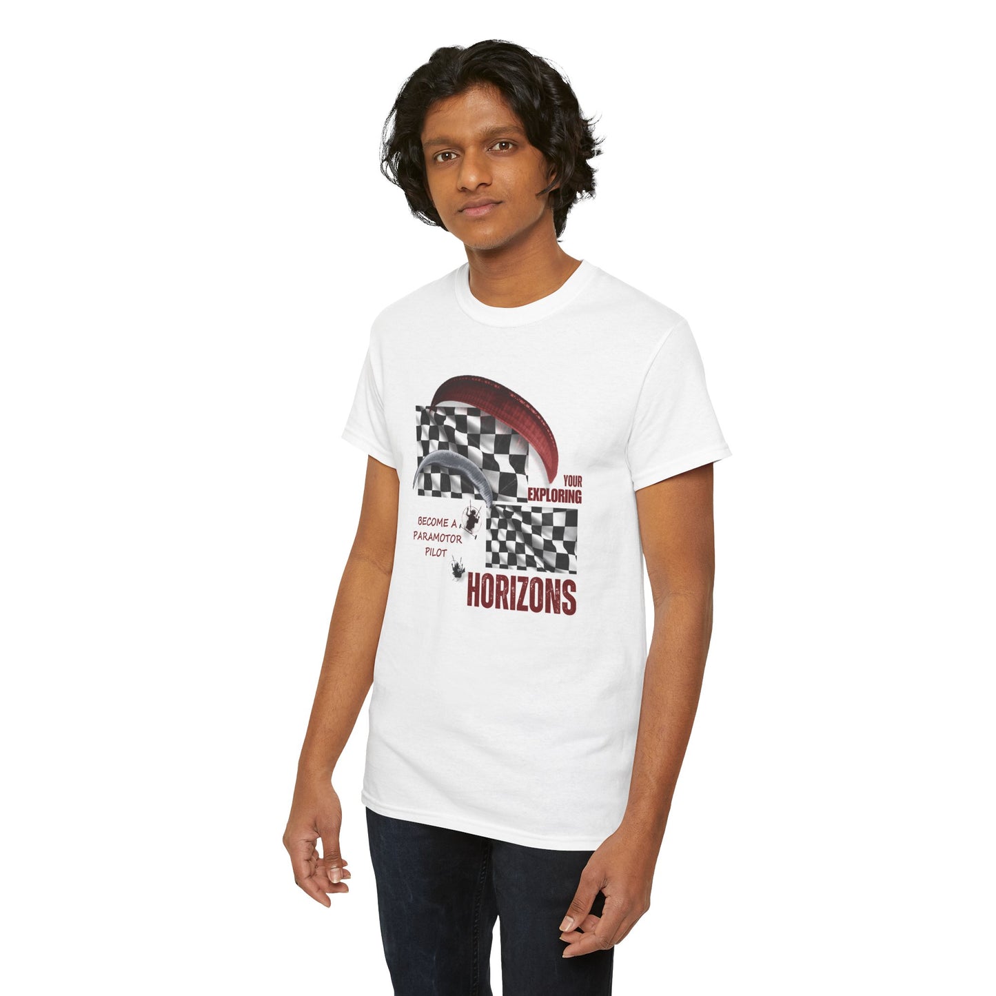 Exploring Your Horizons Unisex Heavy Cotton Tee