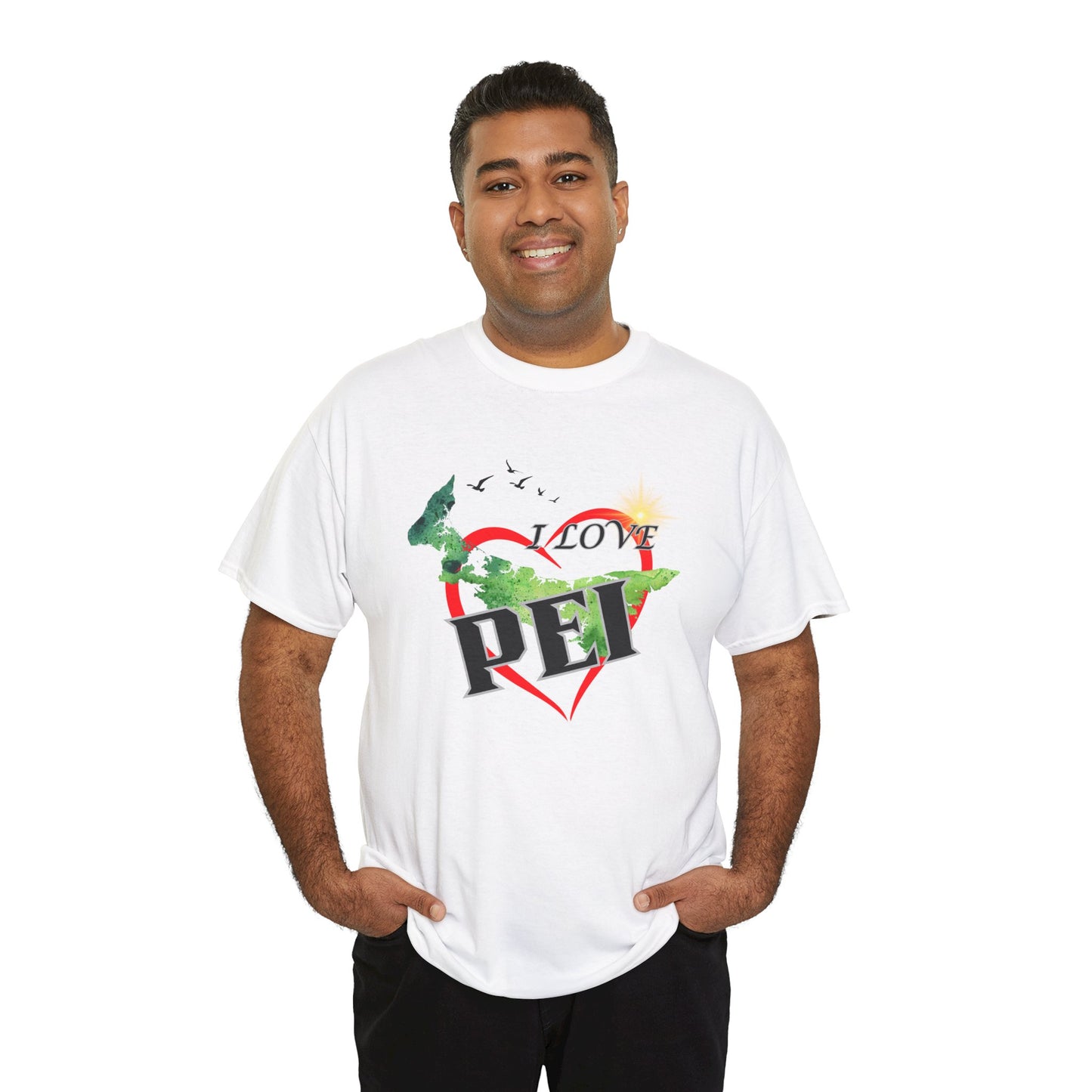 I Love PEI / Canada Unisex Heavy Cotton Tee
