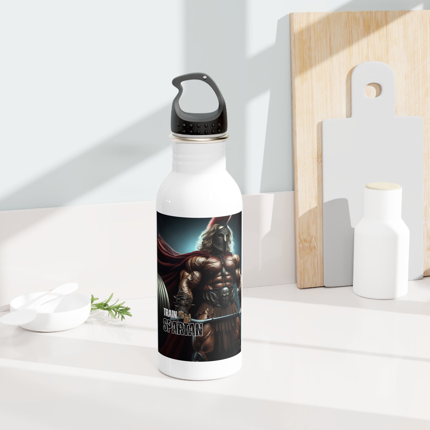 Train like a Spartan / Stainless Steel Water Bottle