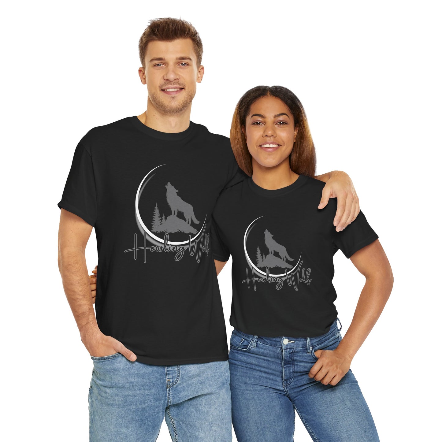 Howling Wolf / Unisex Heavy Cotton Tee