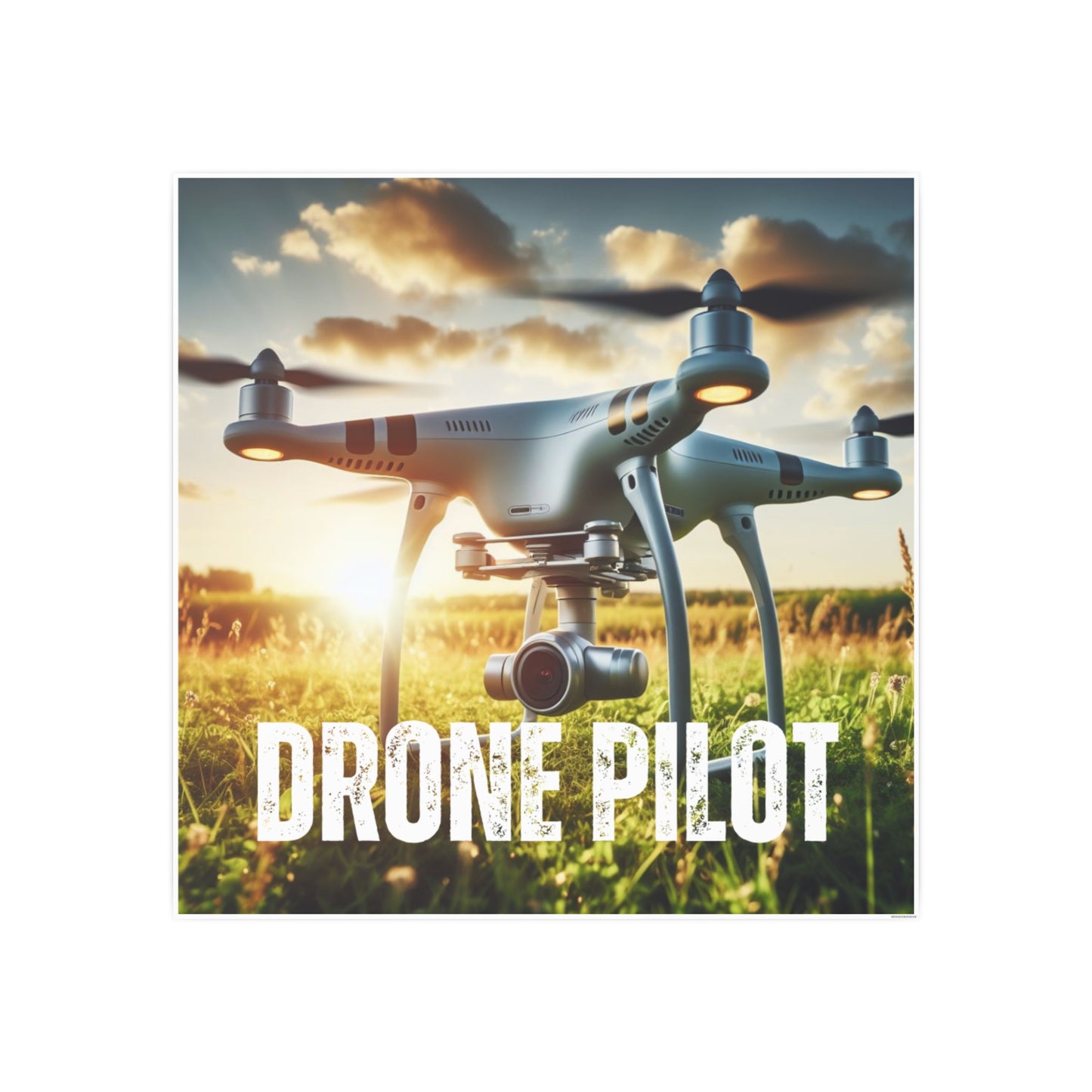 Drone Pilot 1 (AI created) / Photo Art Paper Posters
