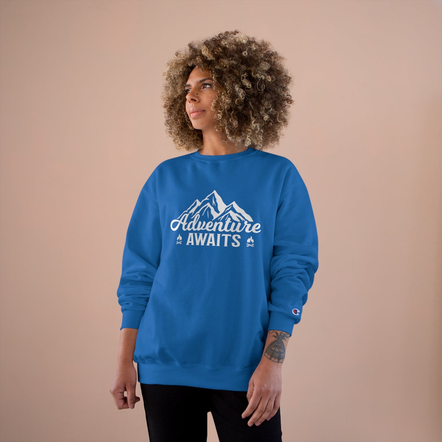Adventure Awaits / Champion Sweatshirt