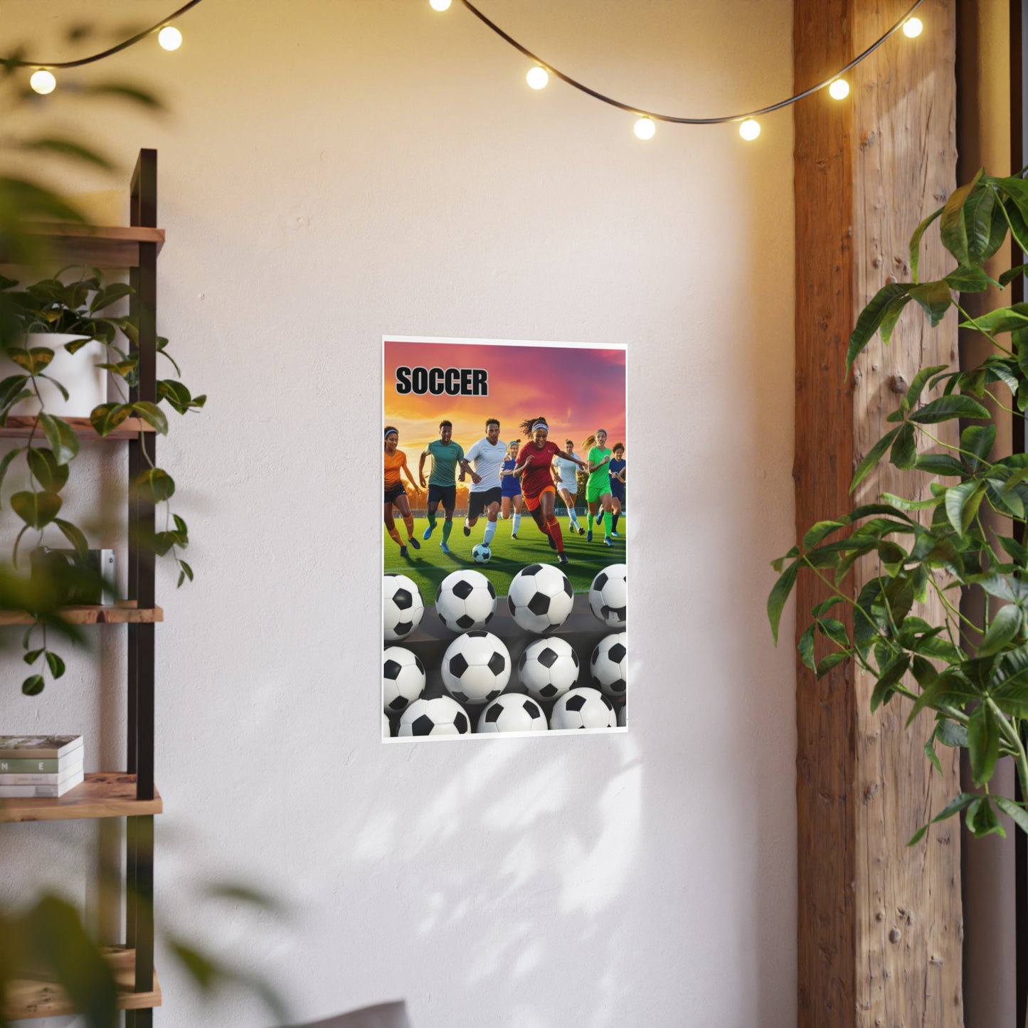 Soccer 2 (AI created) / Photo Art Paper Posters