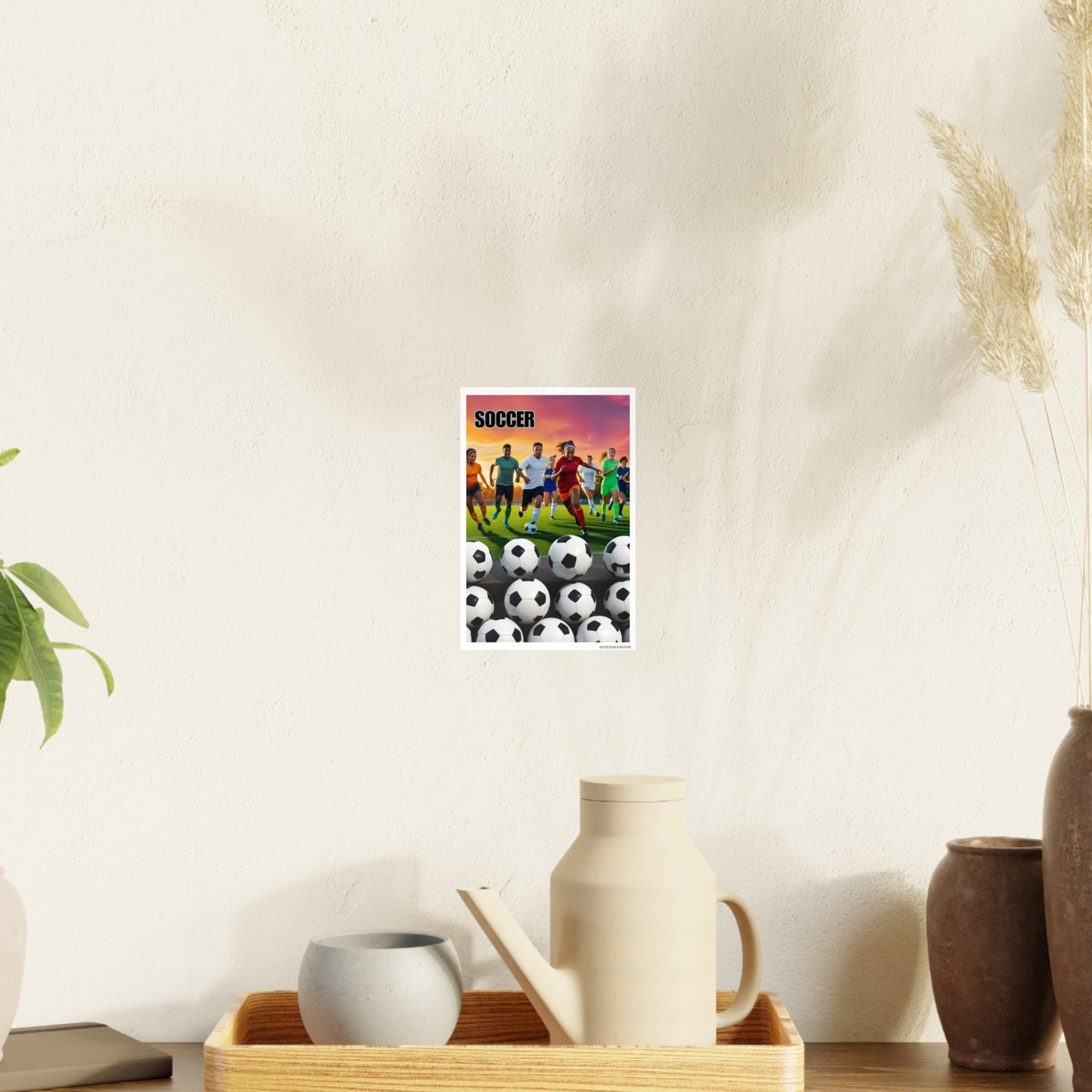 Soccer 2 (AI created) / Photo Art Paper Posters