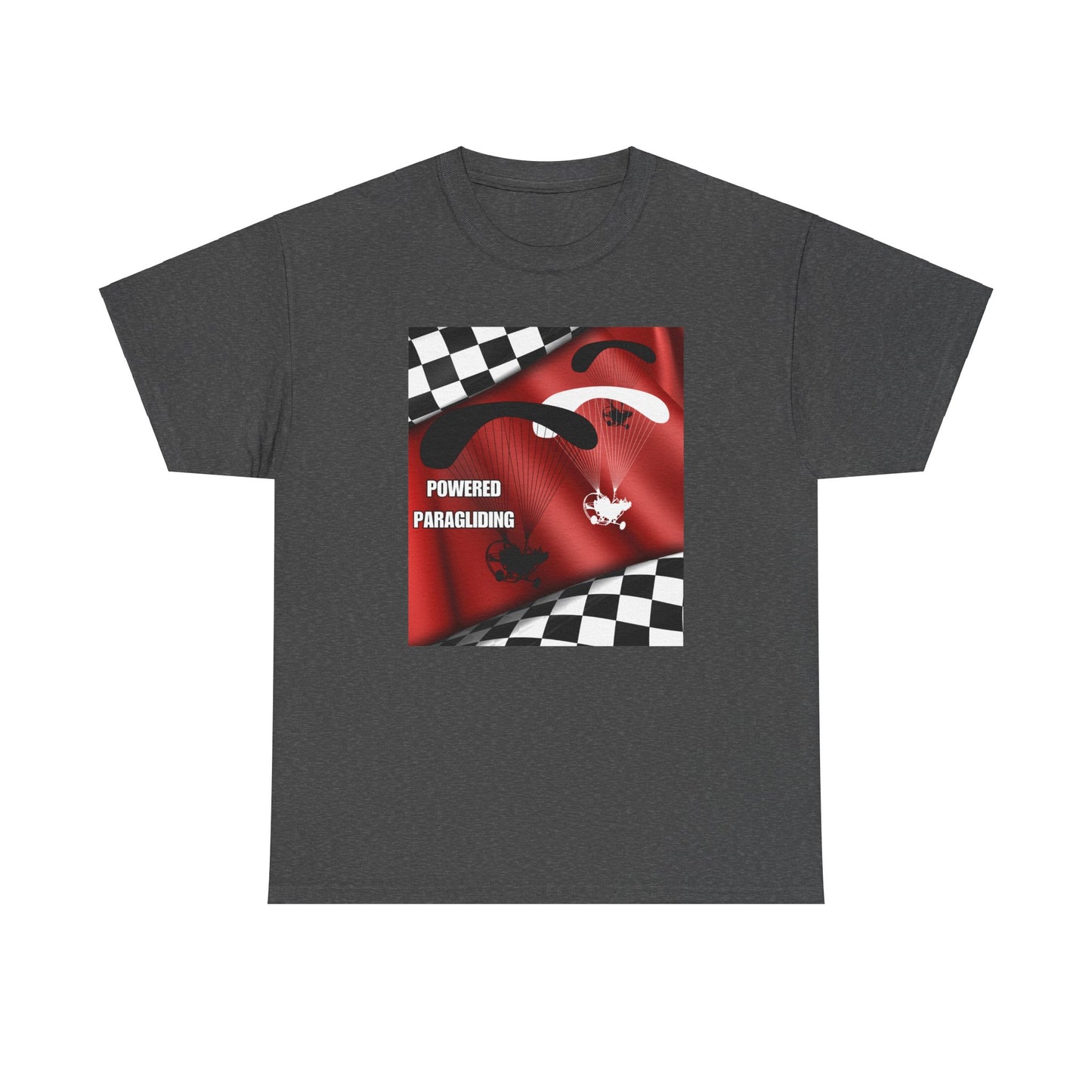 Powered Paragliding Unisex Heavy Cotton Tee