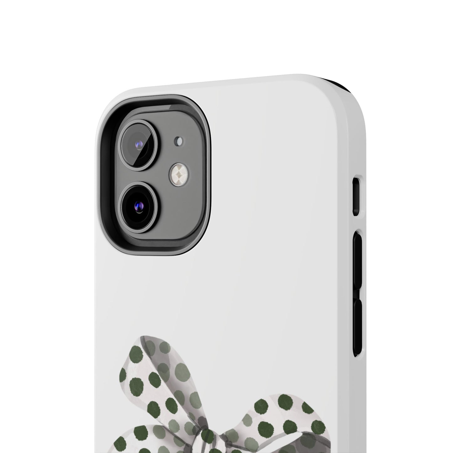 Polka dot bow / Tough Phone Cases