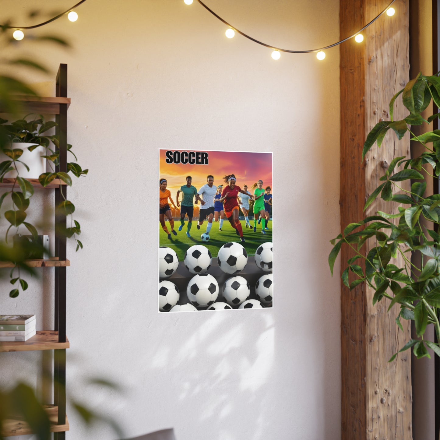 Soccer 2 (AI created) / Photo Art Paper Posters