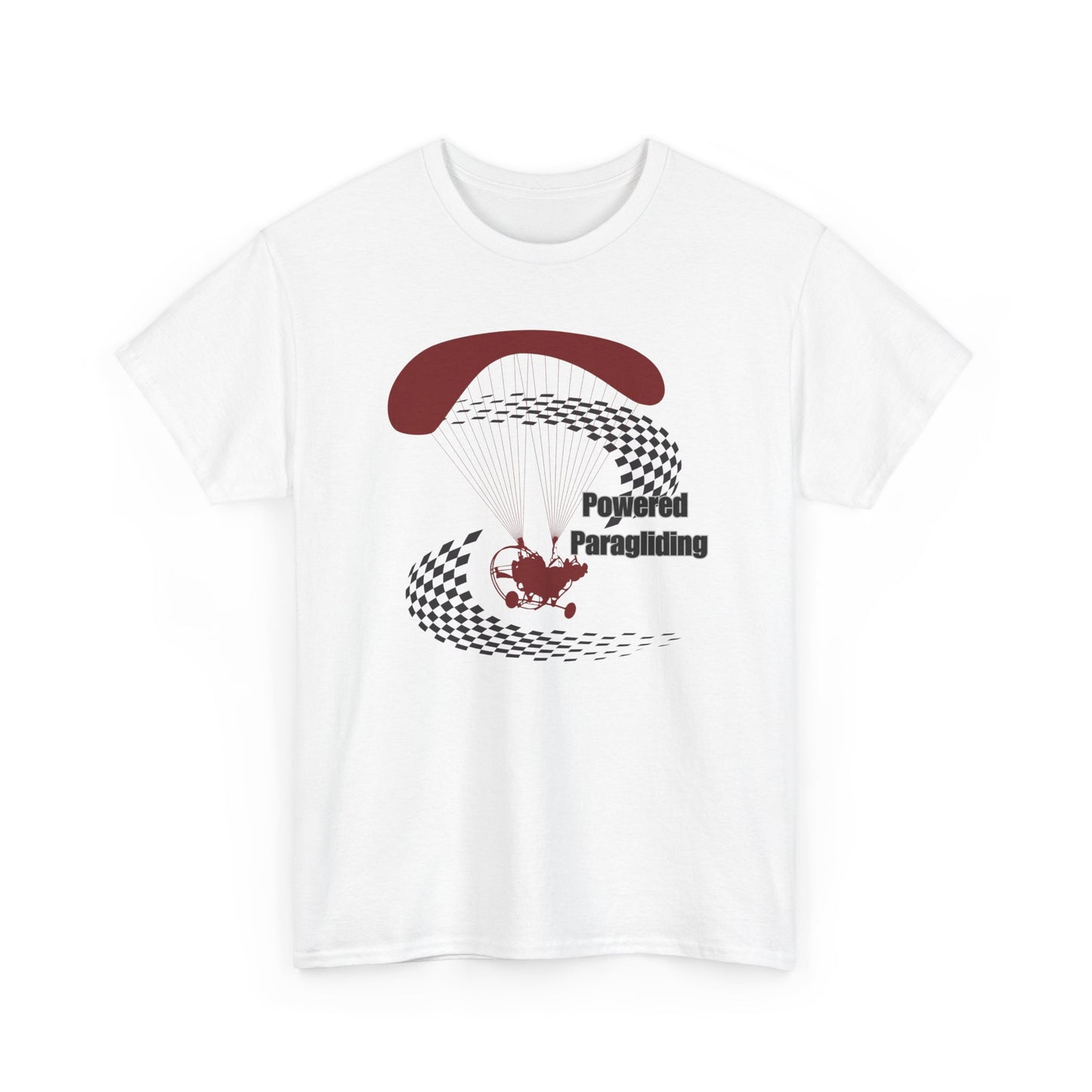 Powered Paragliding Unisex Heavy Cotton Tee