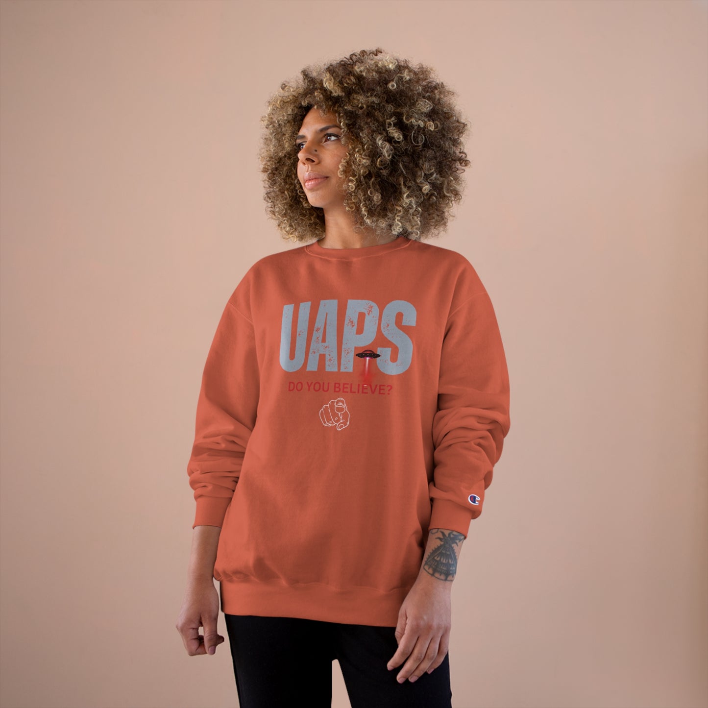 UAPS / Do YOU believe? / Champion Sweatshirt