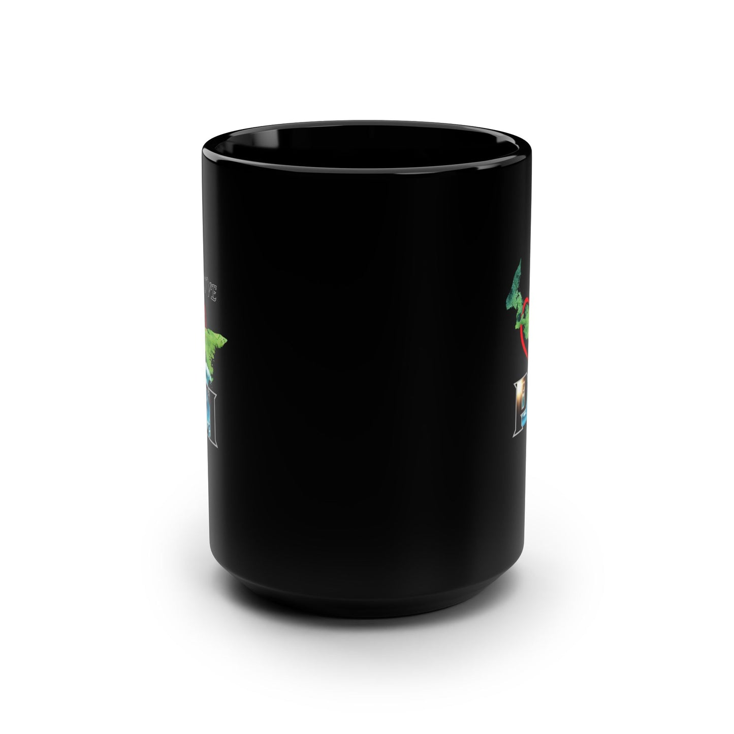 I Love PEI / Black Mug, 15oz