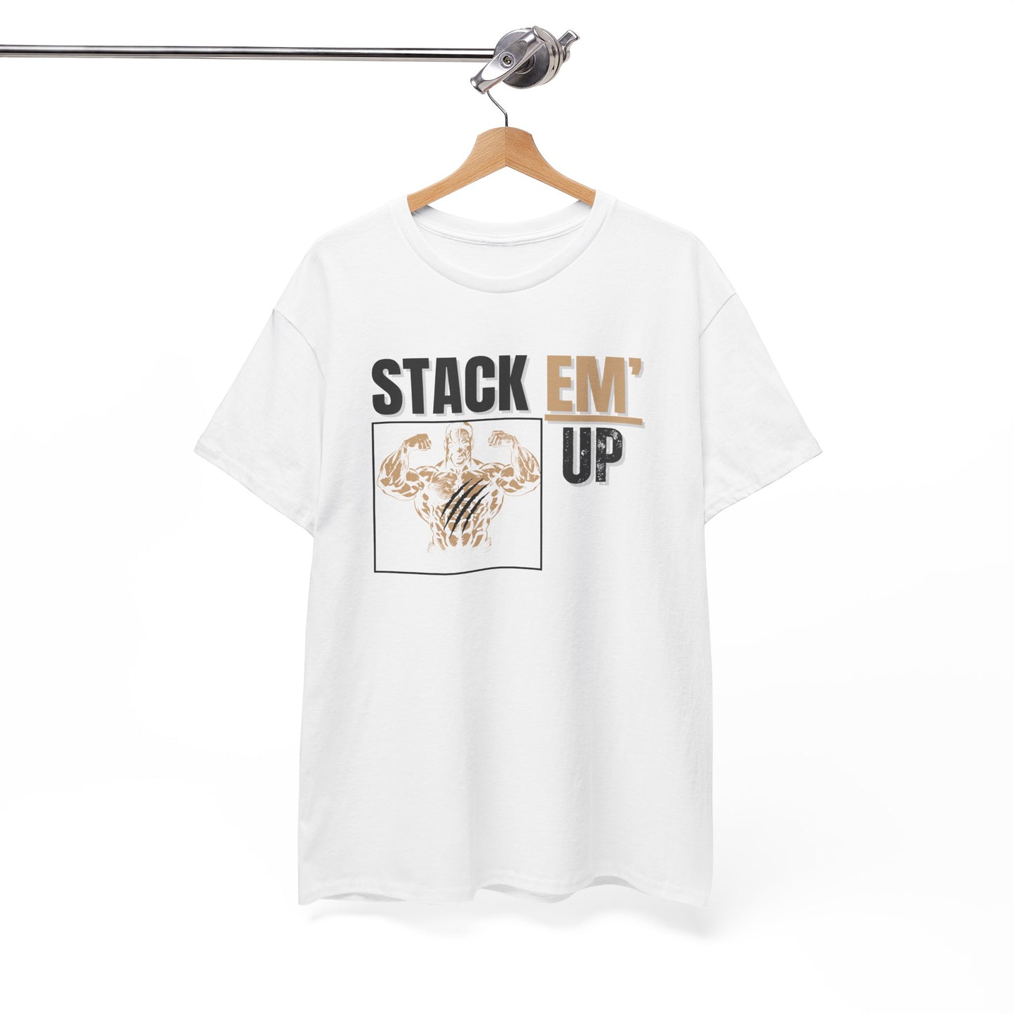 Stack Em Up Unisex Heavy Cotton Tee