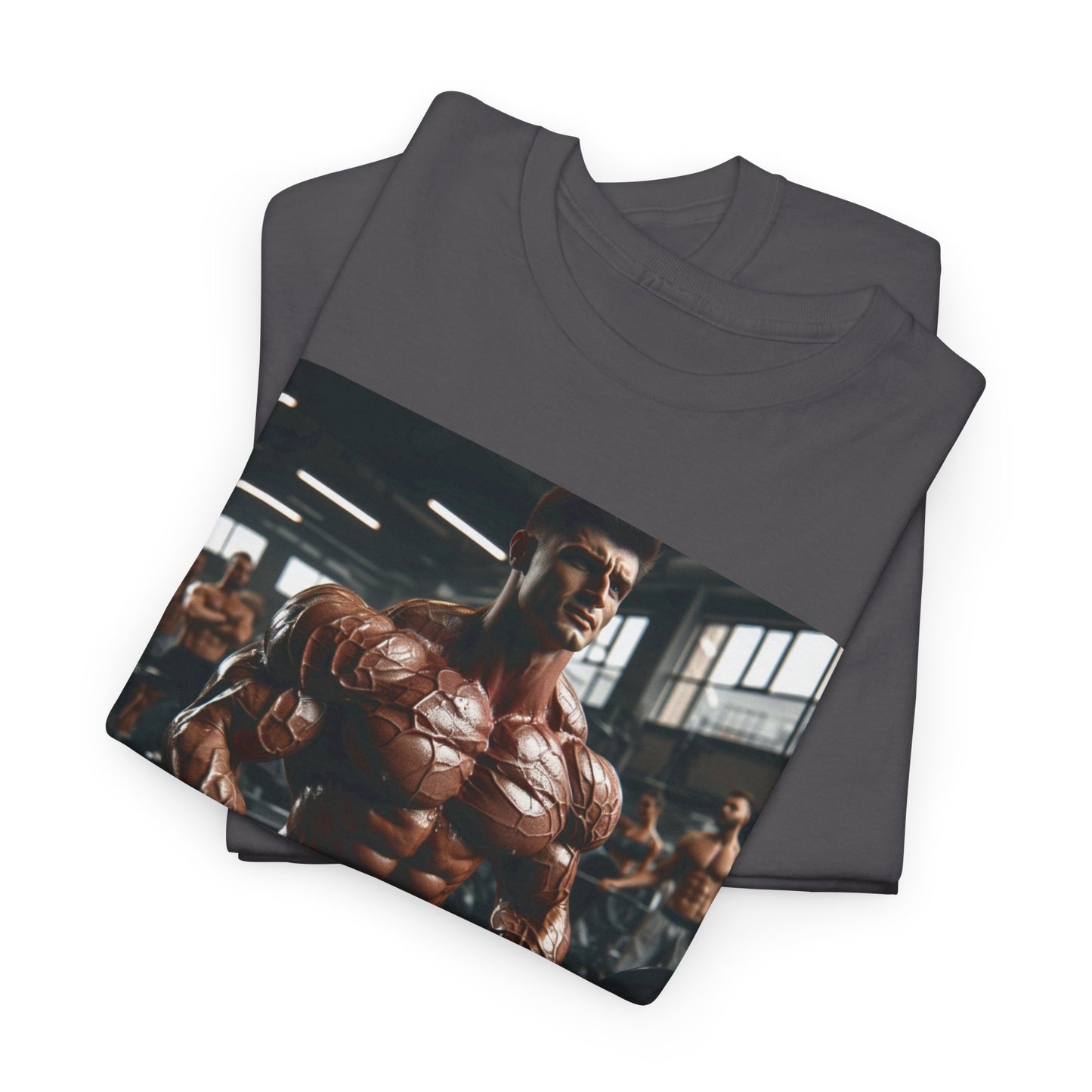 "Ripped" bodybuilding design Unisex Heavy Cotton Tee