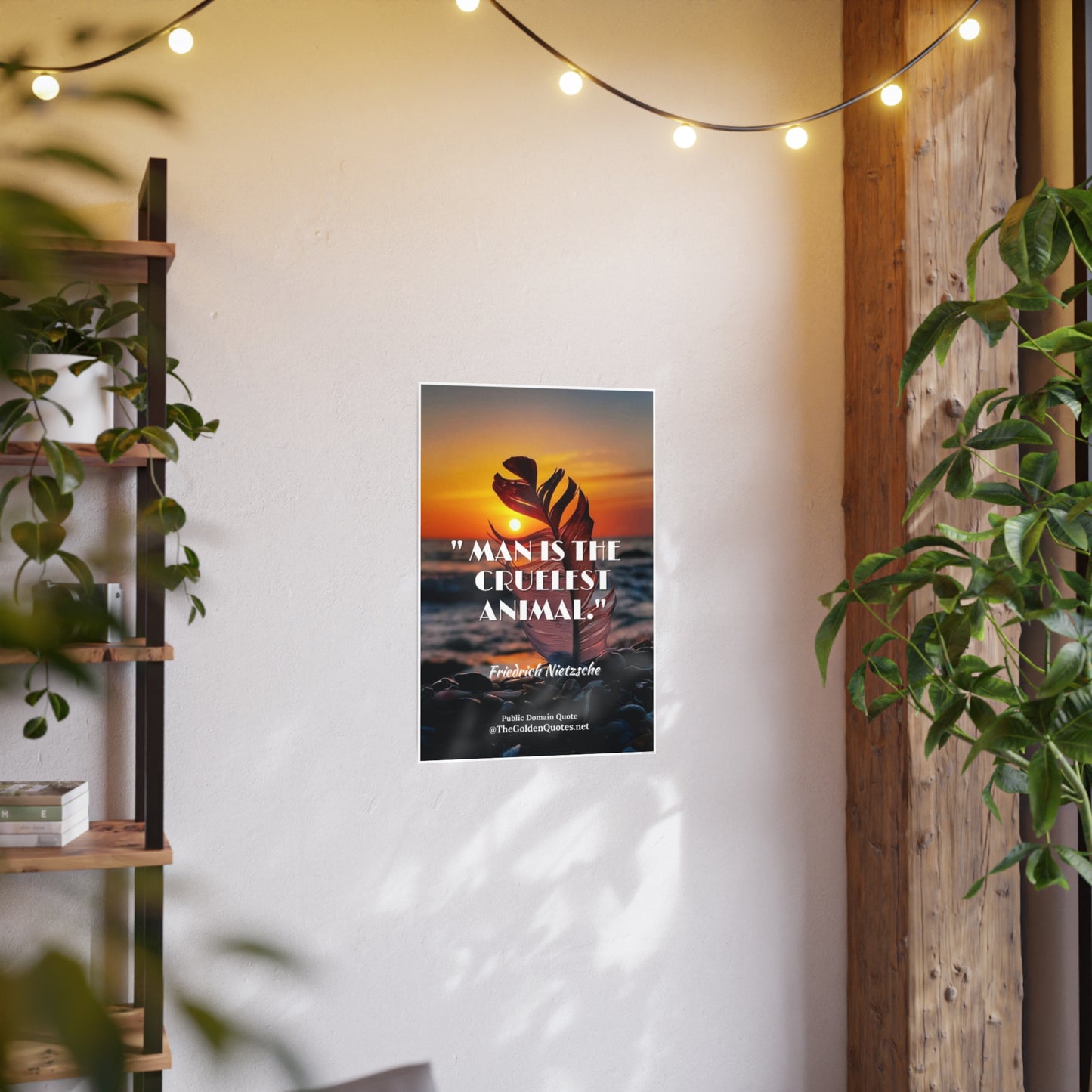 Man is the cruelest animal / Photo Art Paper Posters