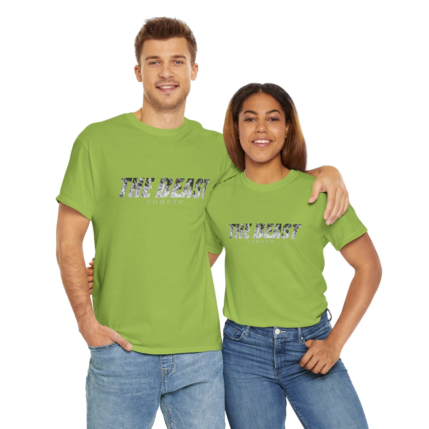 The beast cometh Unisex Heavy Cotton Tee