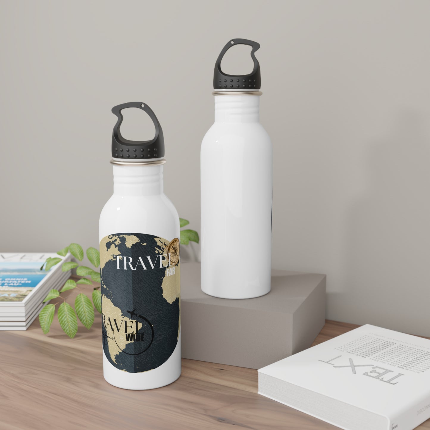 Travel the World / Stainless Steel Water Bottle