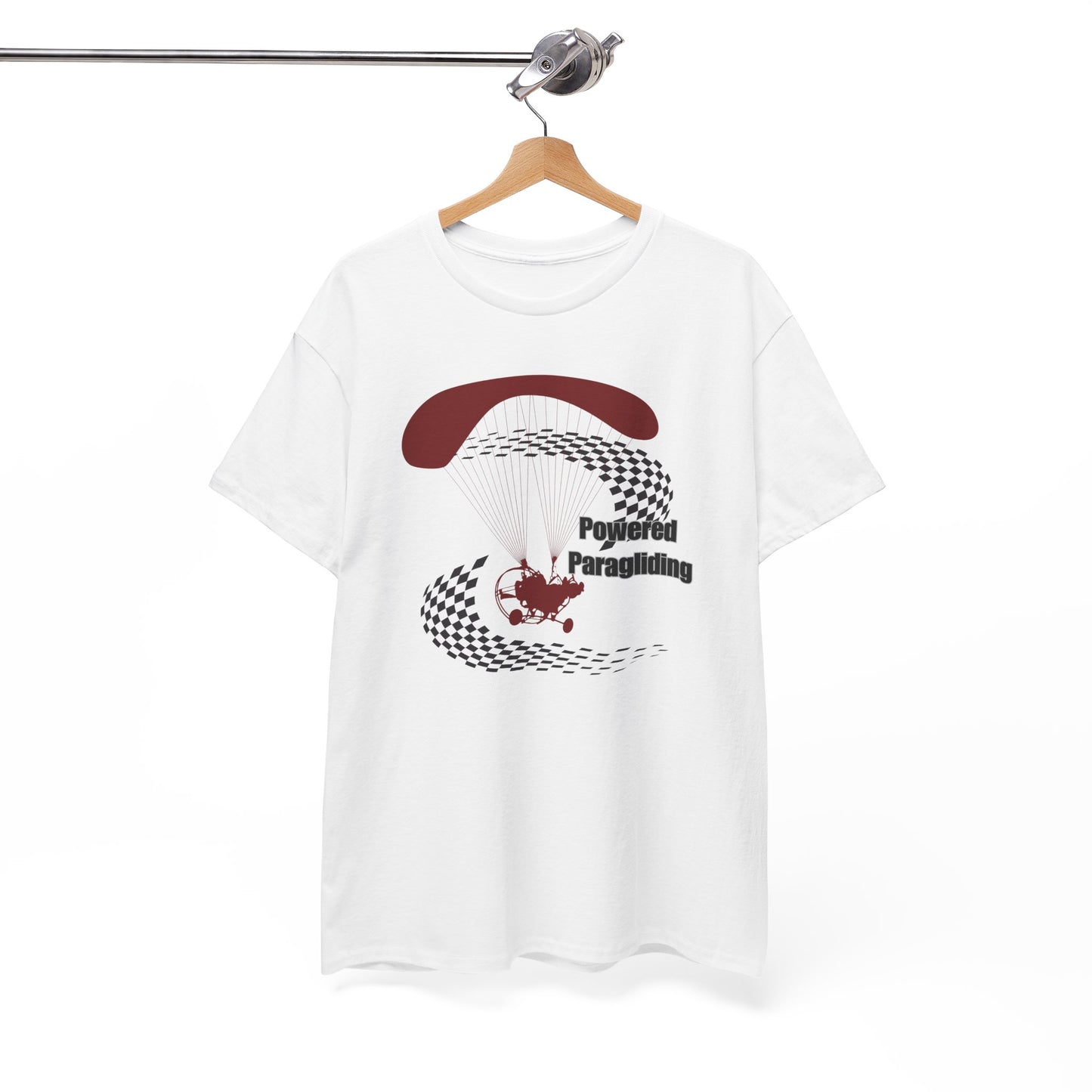 Powered Paragliding Unisex Heavy Cotton Tee