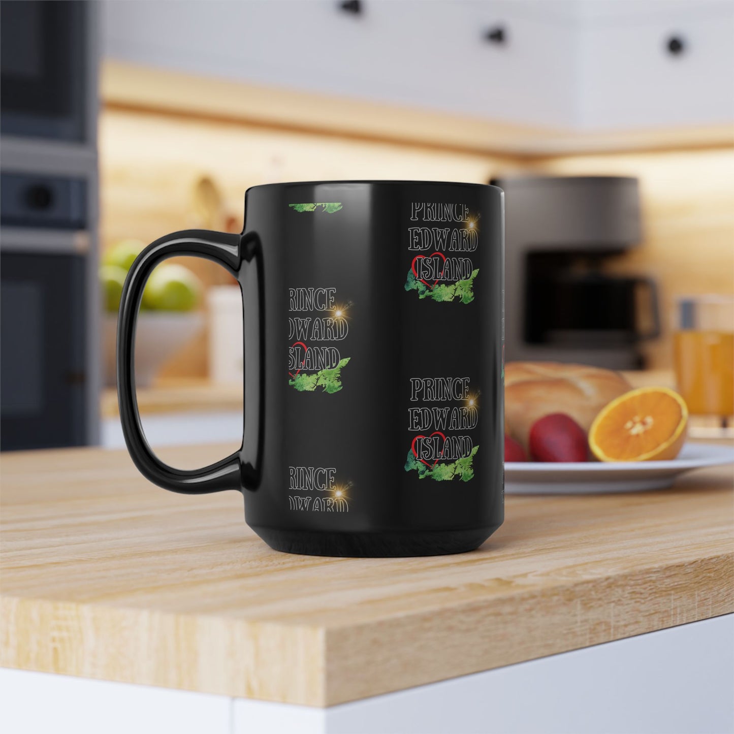 Prince Edward Island / Black Mug, 15oz