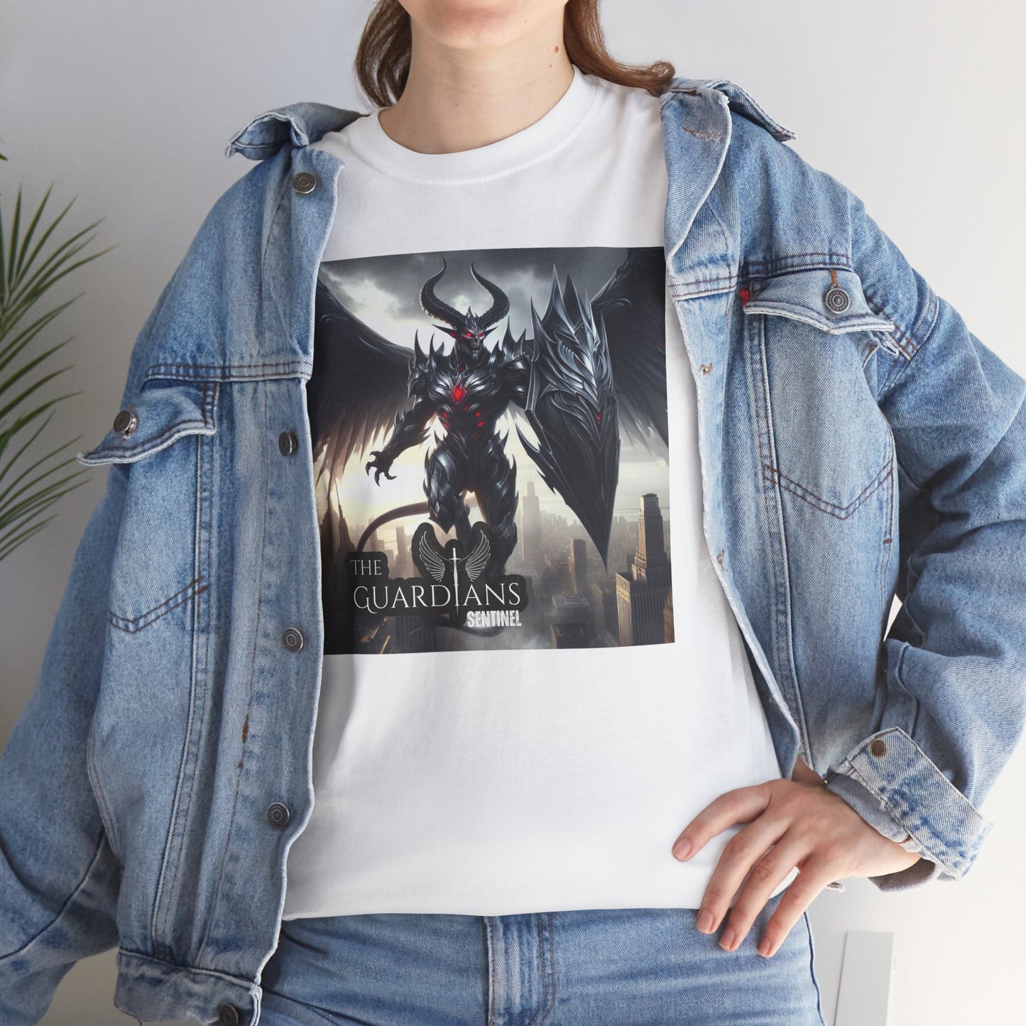 The Guardians Sentinel / Elite Unisex Heavy Cotton Tee (Made with AI)