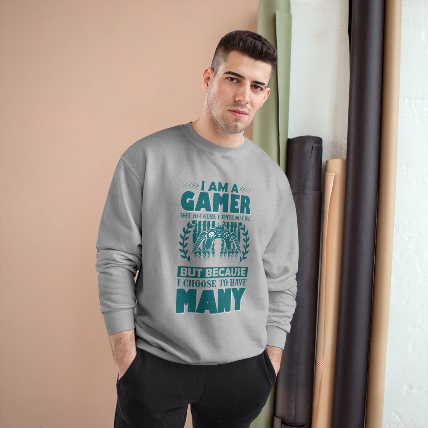 I am a GAMER / Champion Sweatshirt