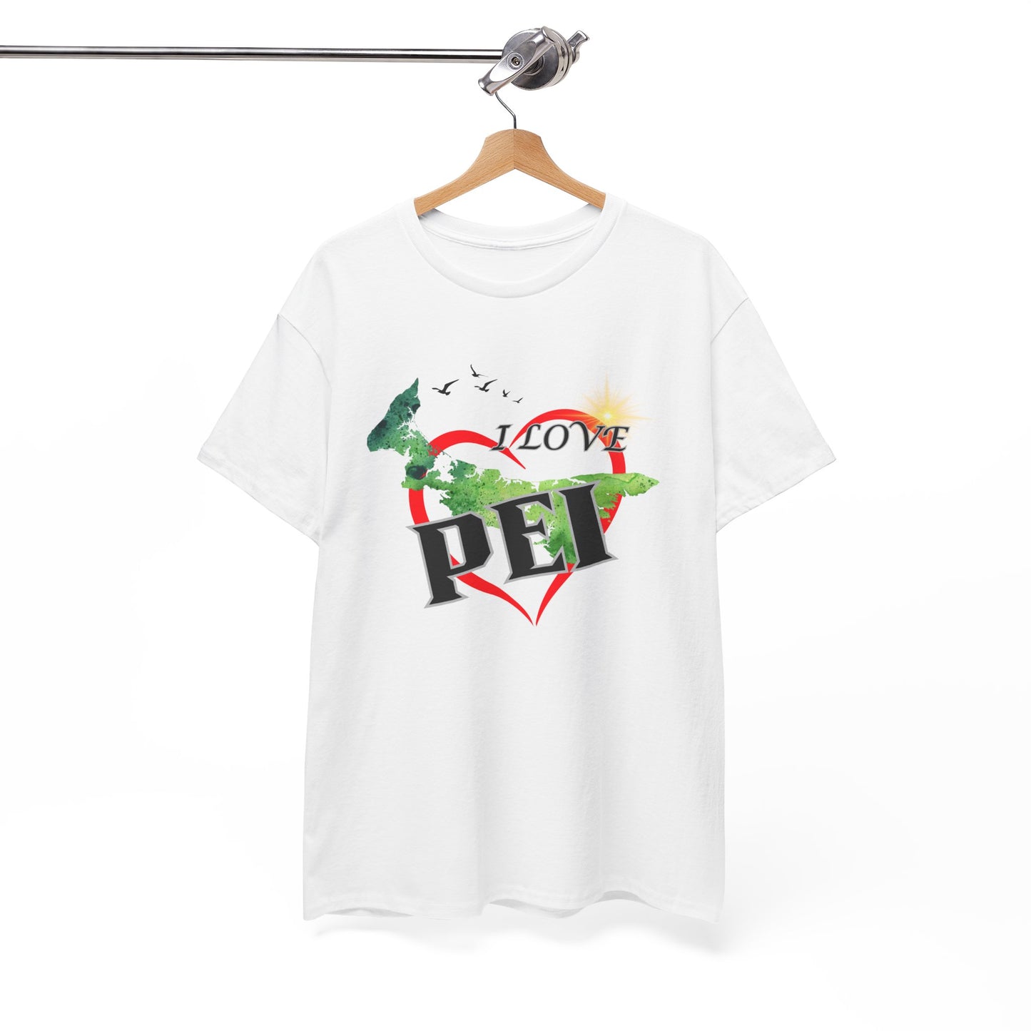I Love PEI / Canada Unisex Heavy Cotton Tee