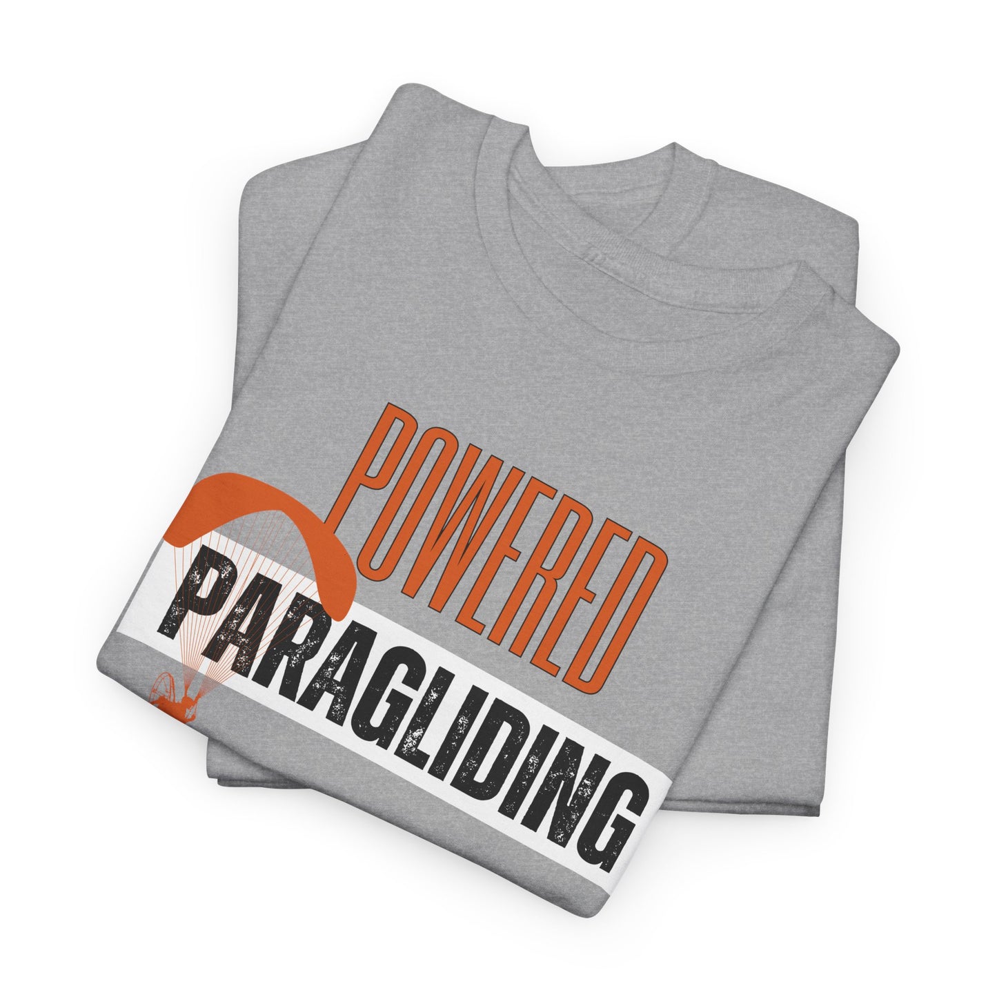 Powered Paragliding Unisex Heavy Cotton Tee