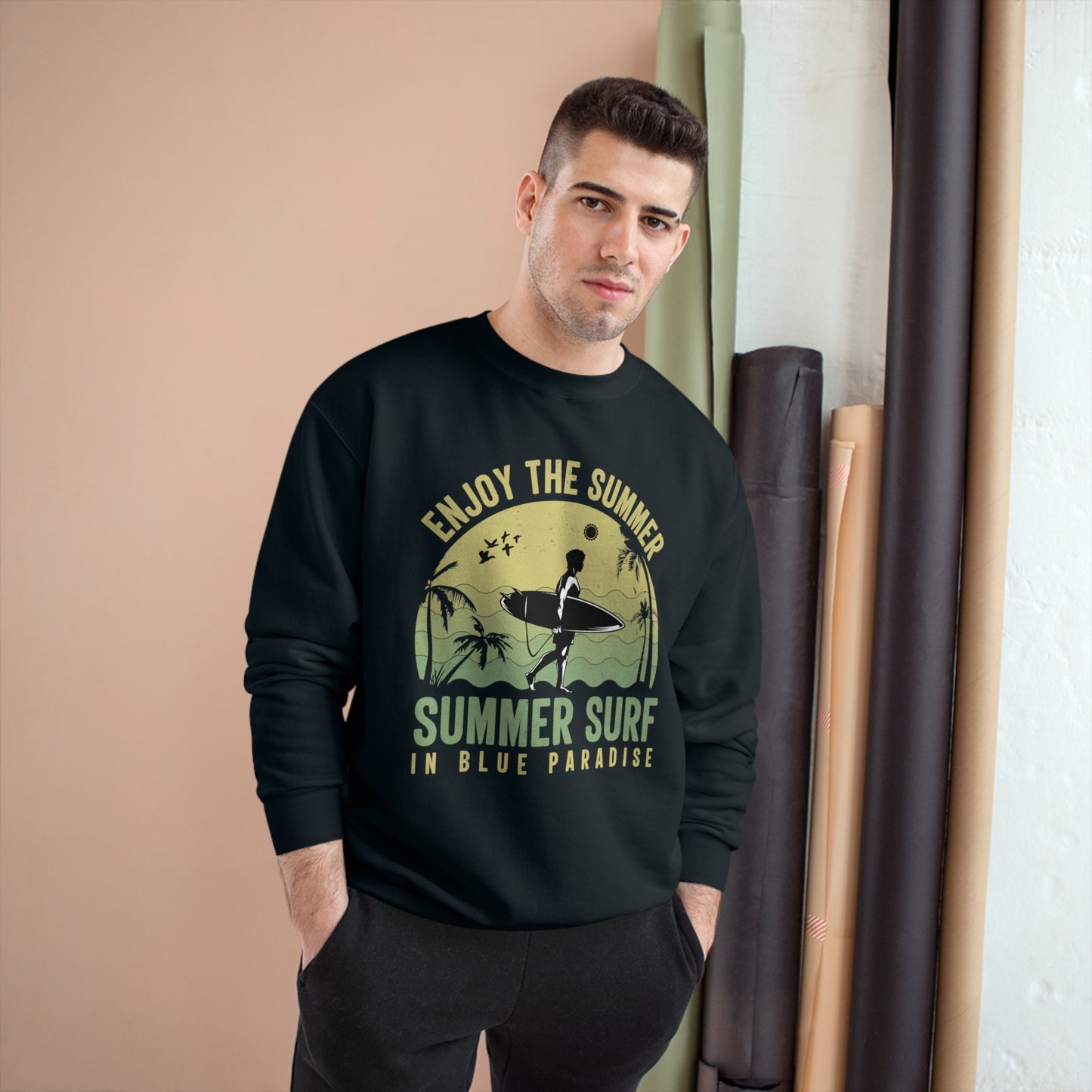 Enjoy the summer / Champion Sweatshirt