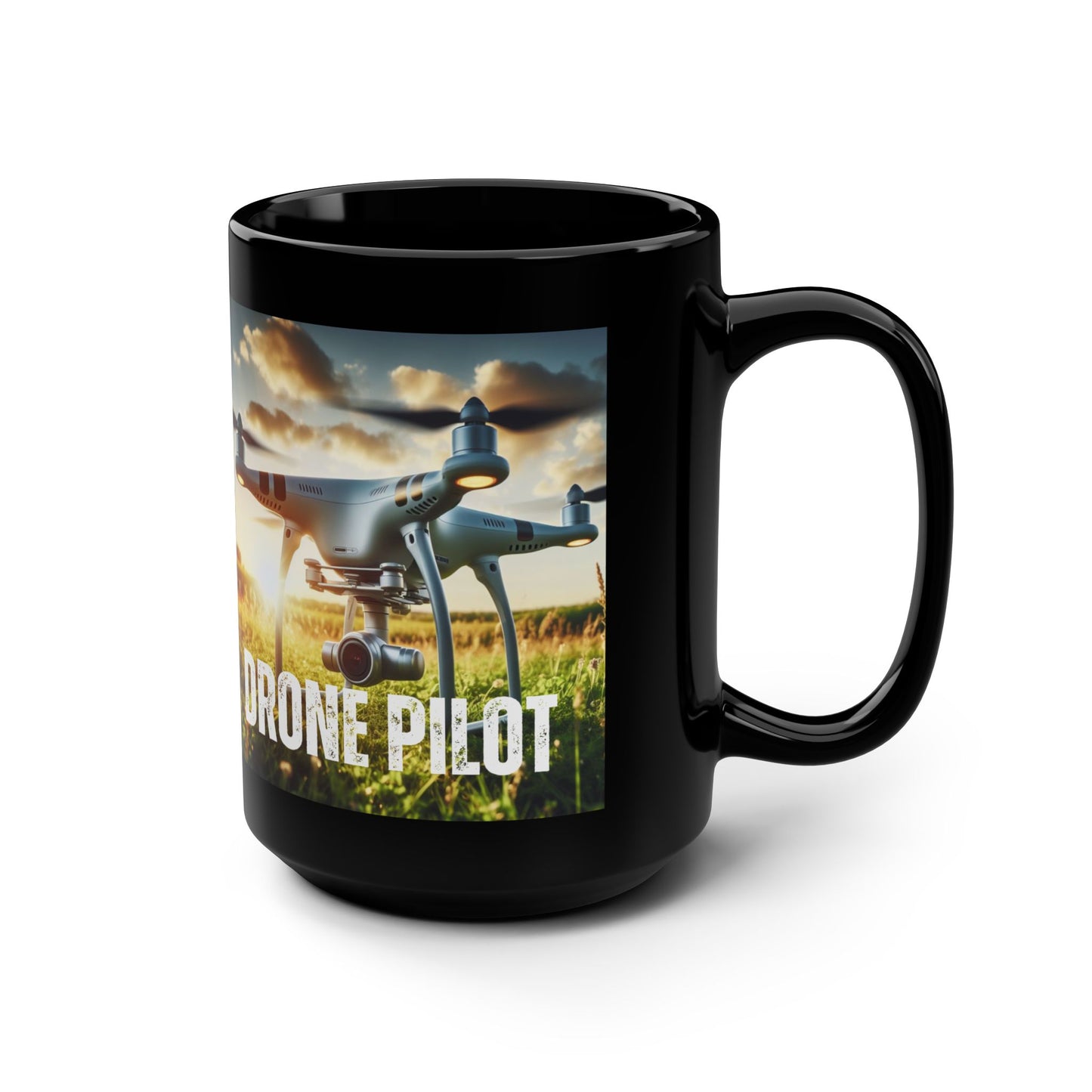Drone Pilot / Black Mug, 15oz
