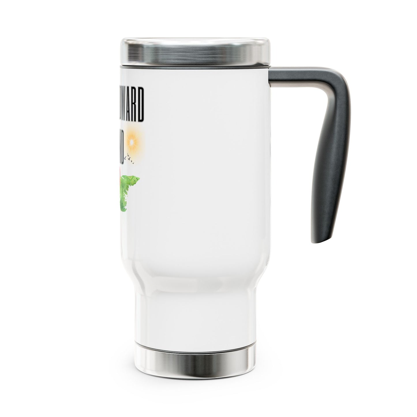 Prince Edward Island / Stainless Steel Travel Mug with Handle, 14oz