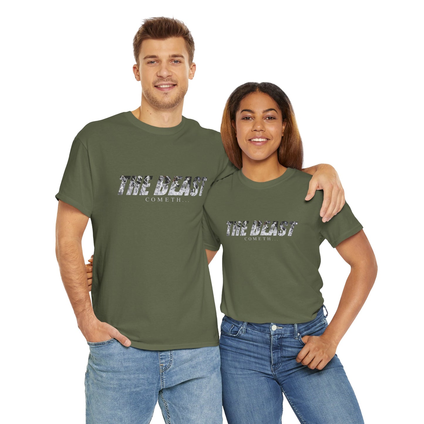 The beast cometh Unisex Heavy Cotton Tee