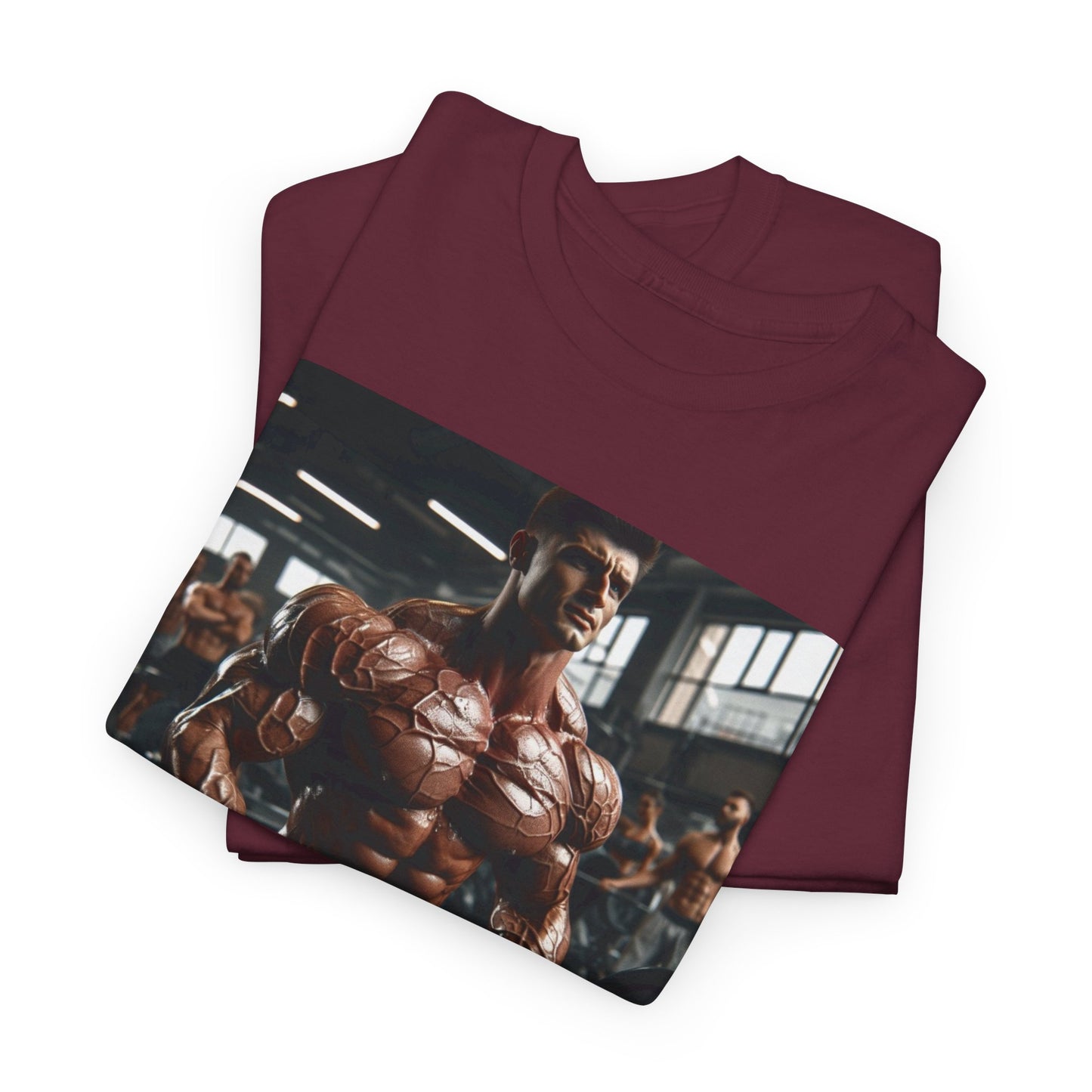 "Ripped" bodybuilding design Unisex Heavy Cotton Tee