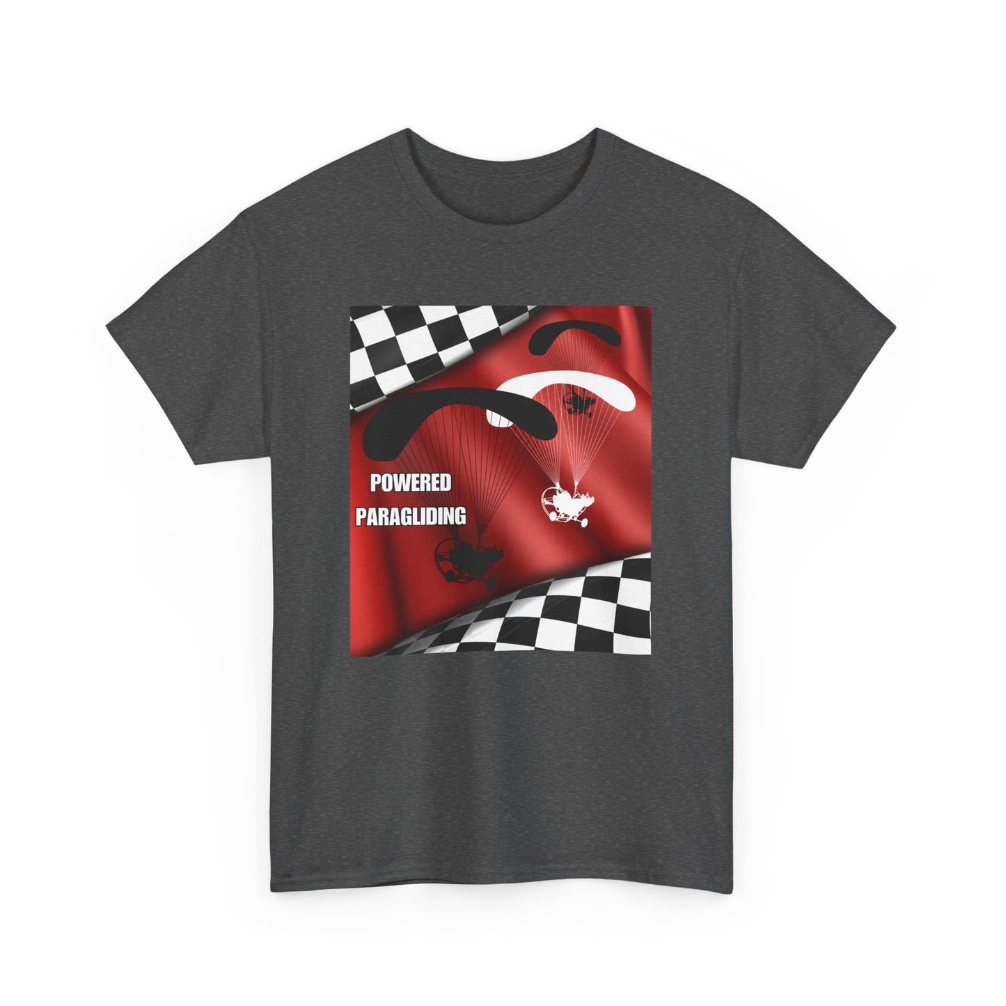 Powered Paragliding Unisex Heavy Cotton Tee