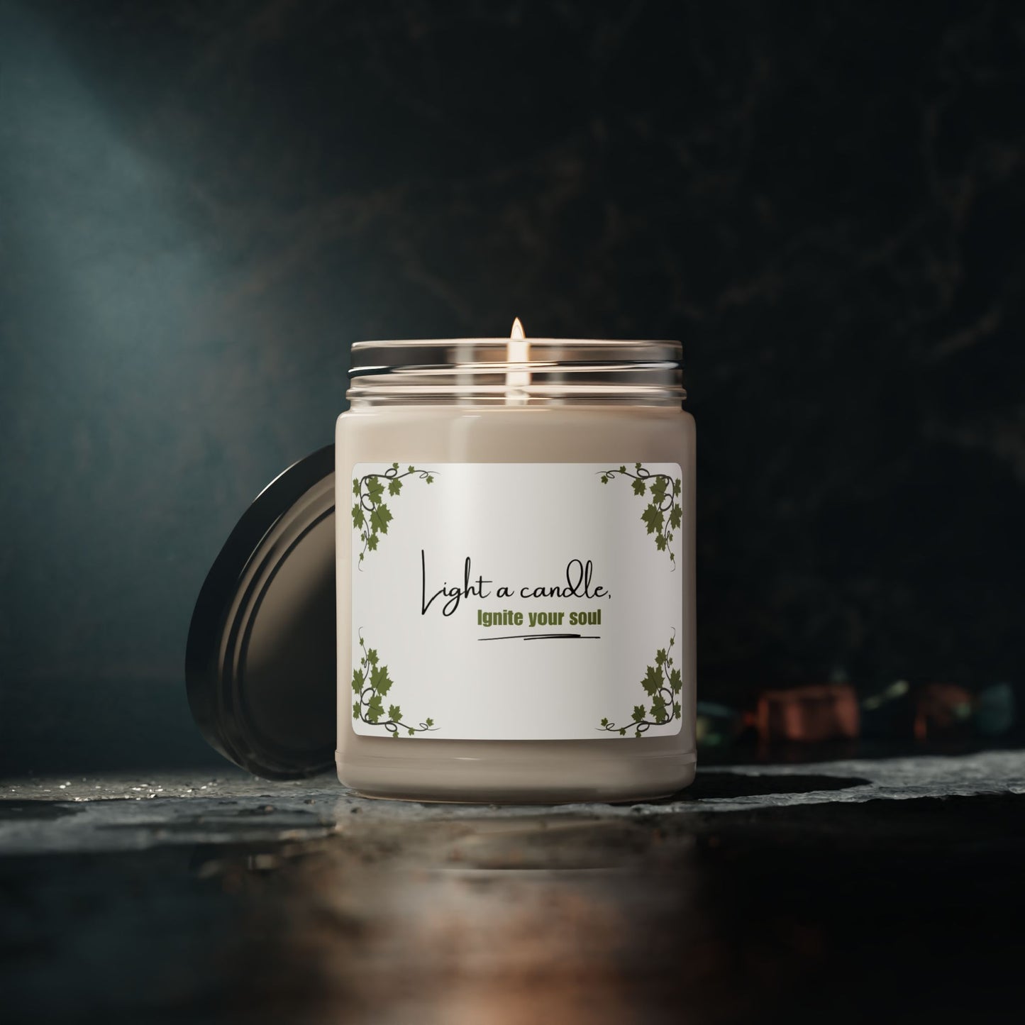 Light a Candle, Ignite your Soul / Scented Soy Candle, 9oz