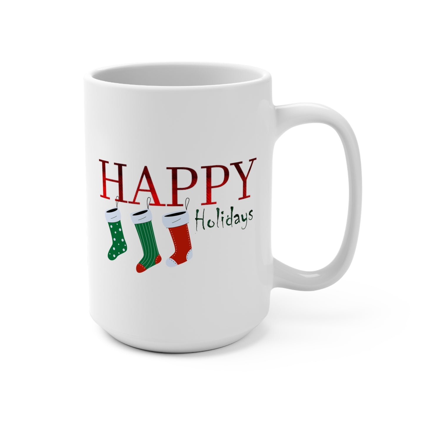 Happy Holidays / Mug 15oz white