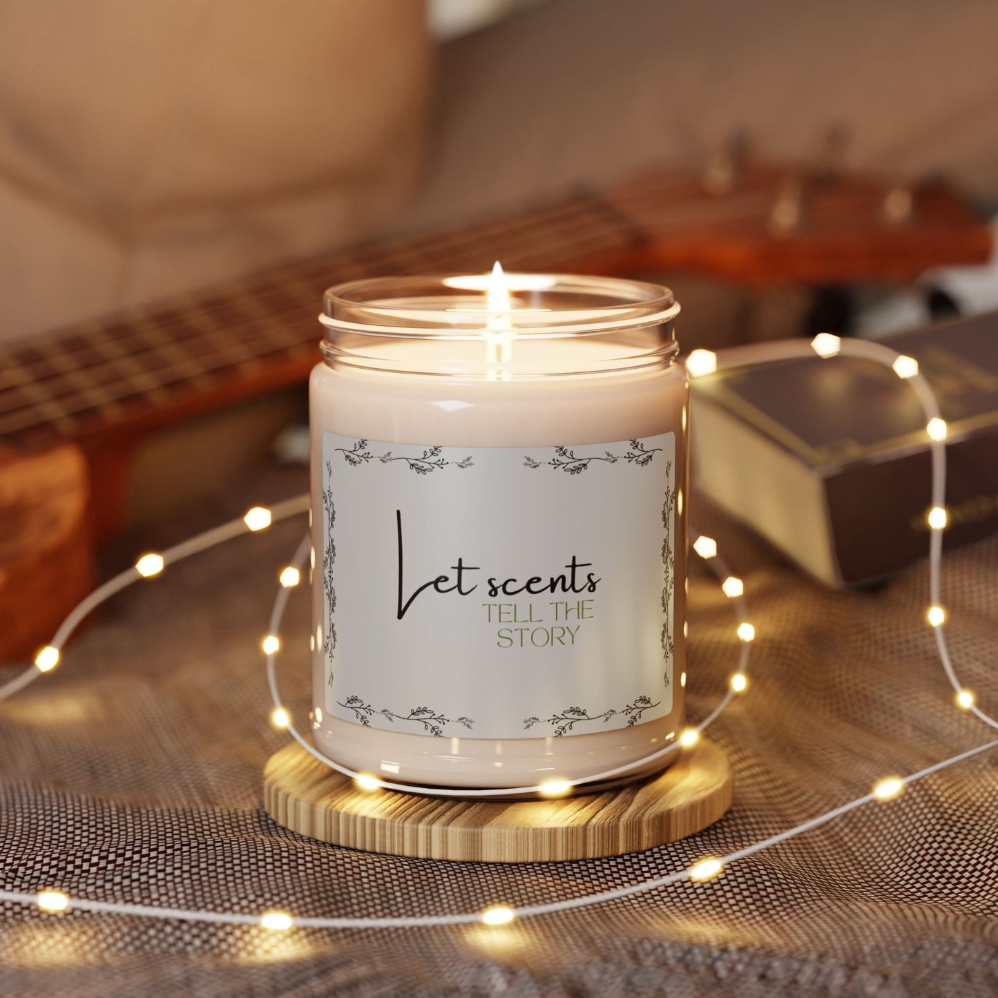 Let Scents Tell the Story / Scented Soy Candle, 9oz