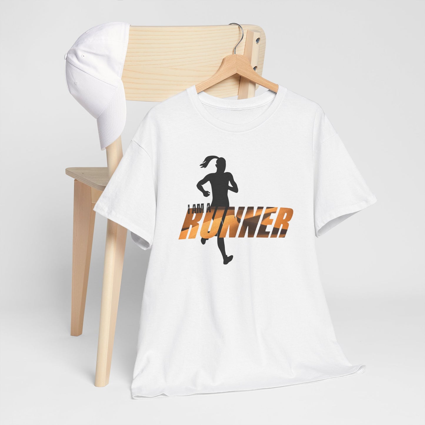 I am a Runner Unisex Heavy Cotton Tee