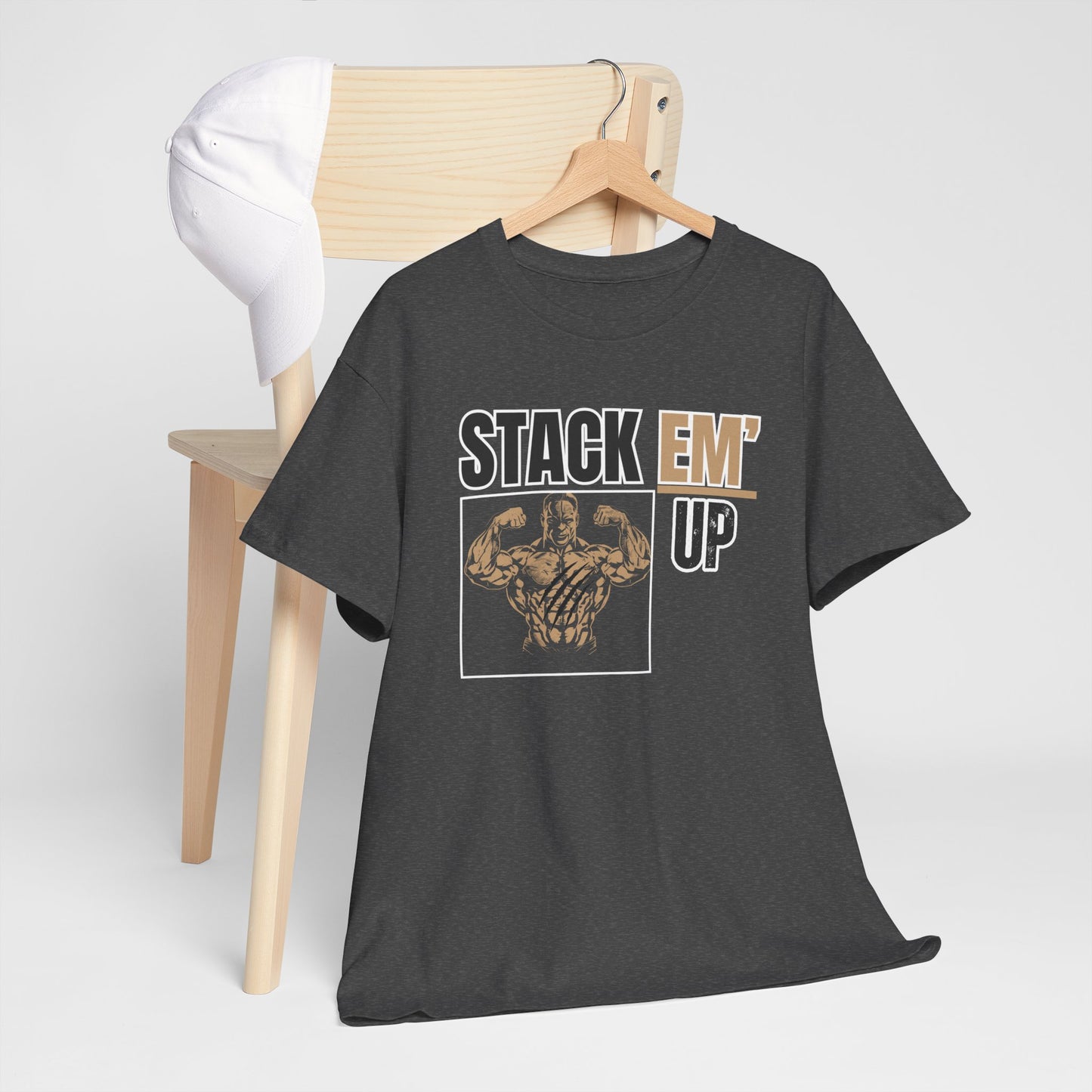 Stack Em Up Unisex Heavy Cotton Tee