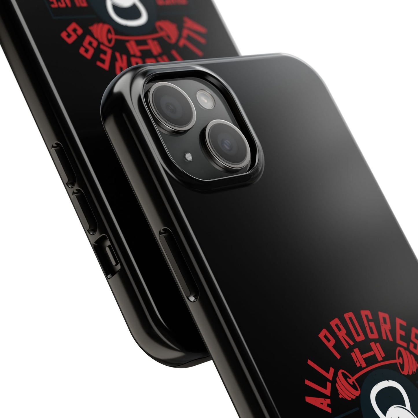 All progress takes place outside the comfort zone / Tough Phone Cases