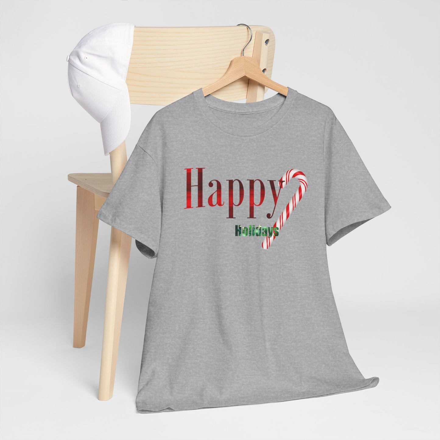 Happy Holidays Unisex Heavy Cotton Tee