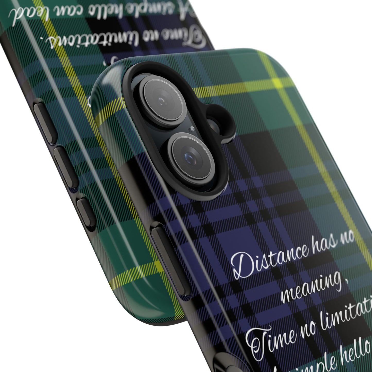 Green plaid version / Tough Phone Cases