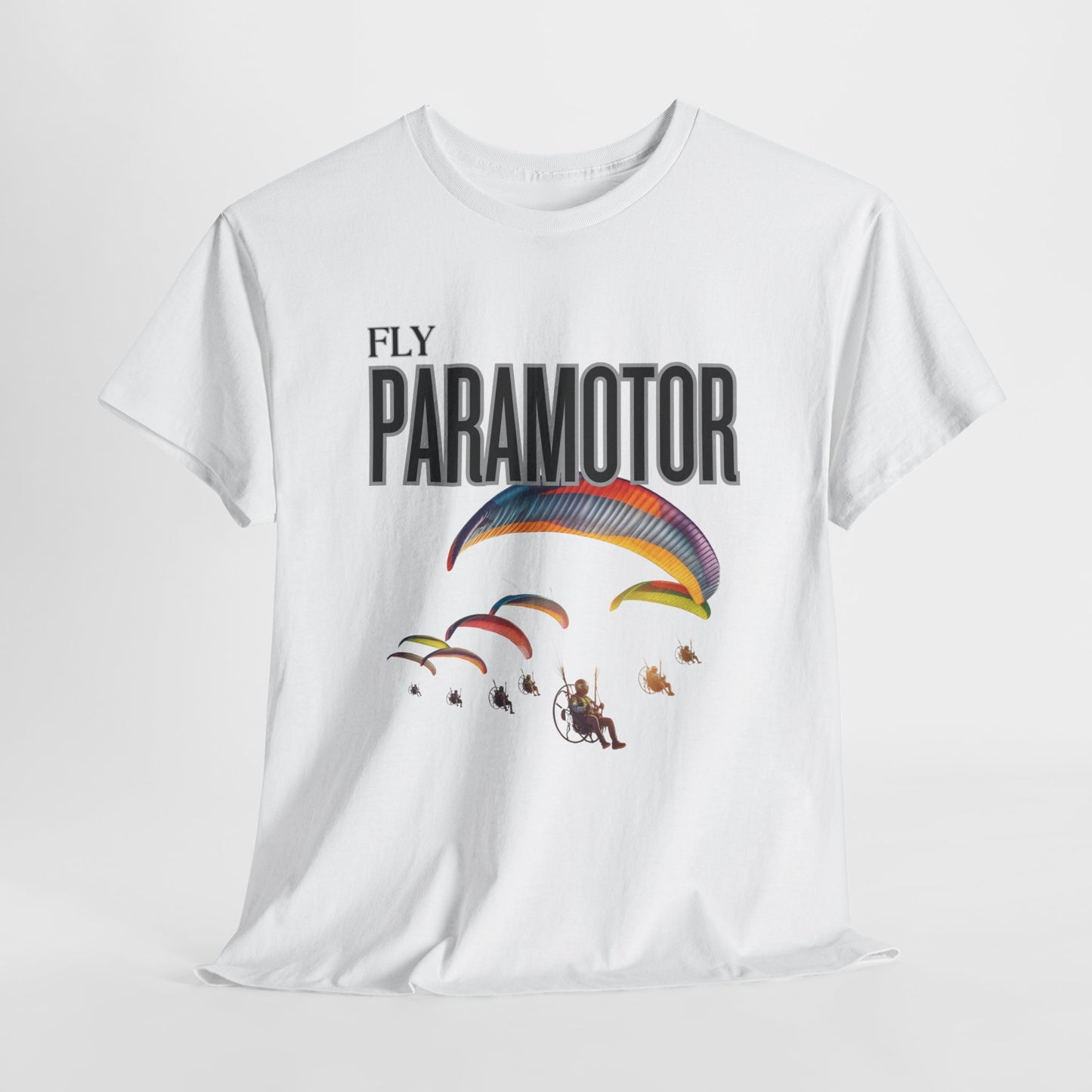 Fly Paramotor Unisex Heavy Cotton Tee