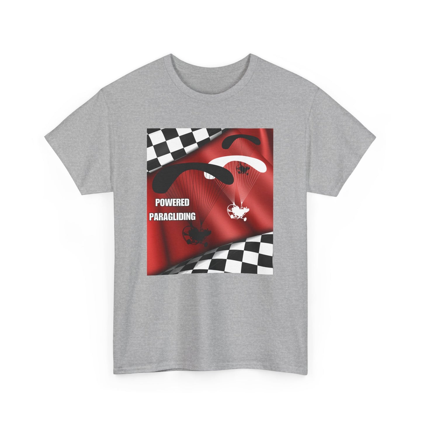 Powered Paragliding Unisex Heavy Cotton Tee